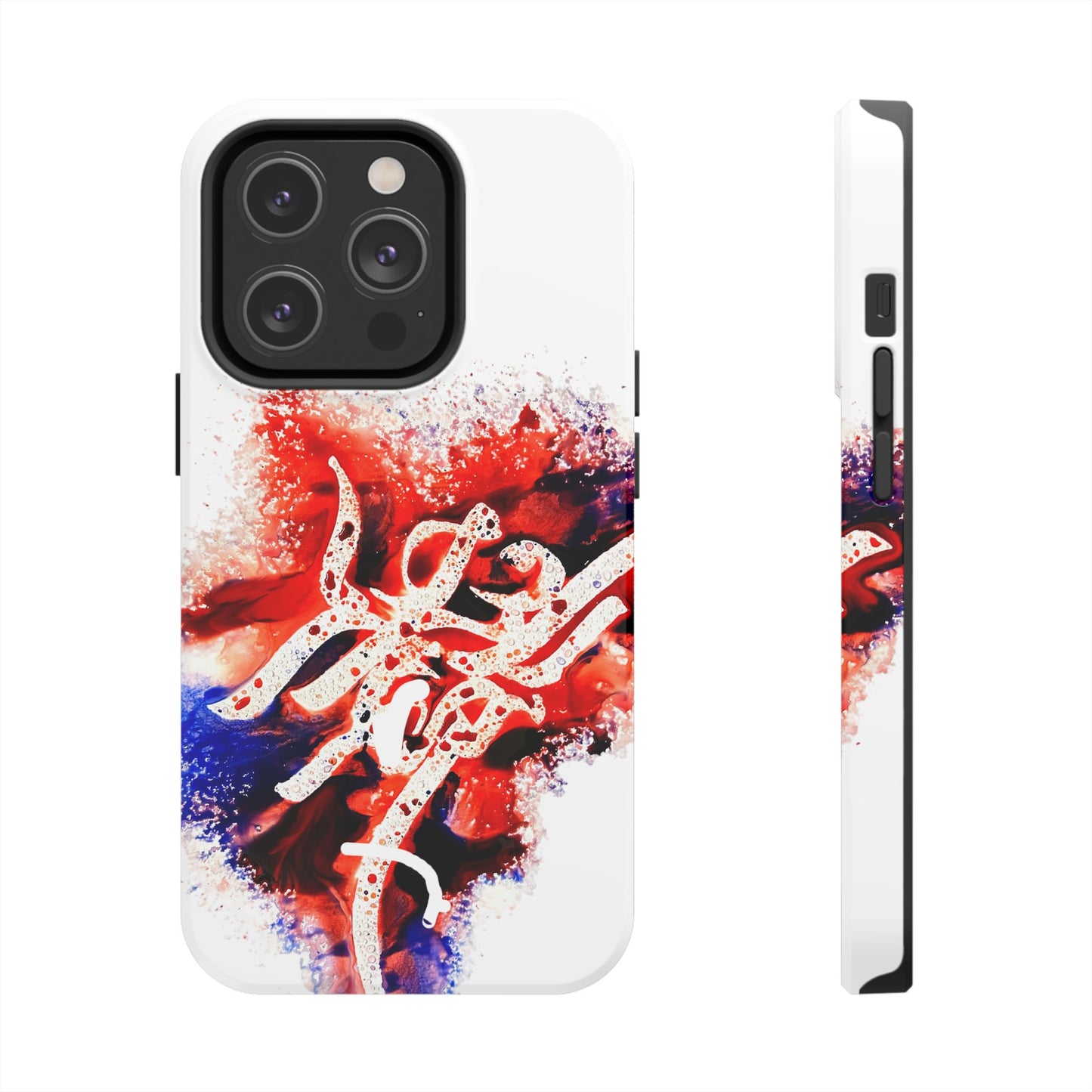 Candle Calligraphy Phone Case - Persian Art Inspired Beautiful Girl Design