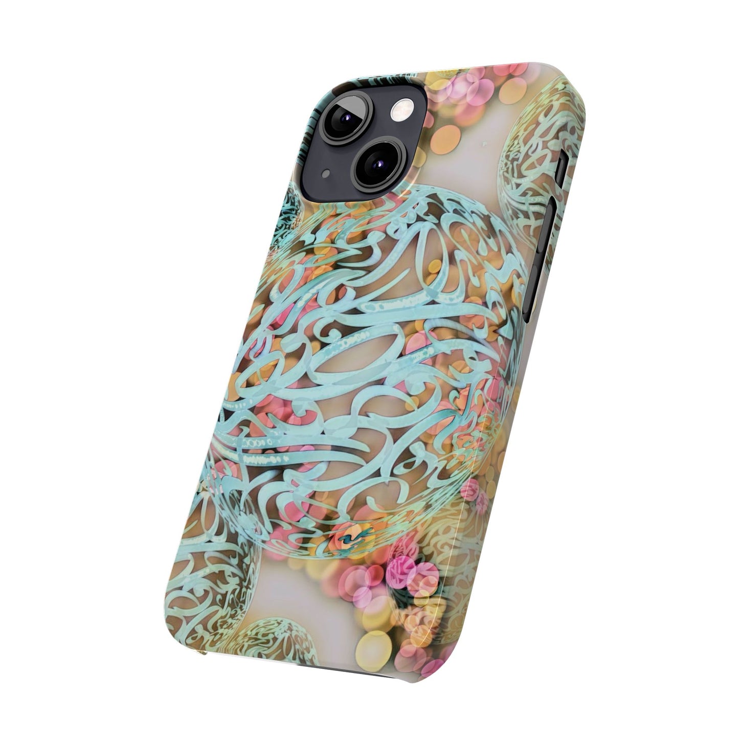 Copy of Copy of Copy of ' Modern Art Slim Phone Case -LOVE I-