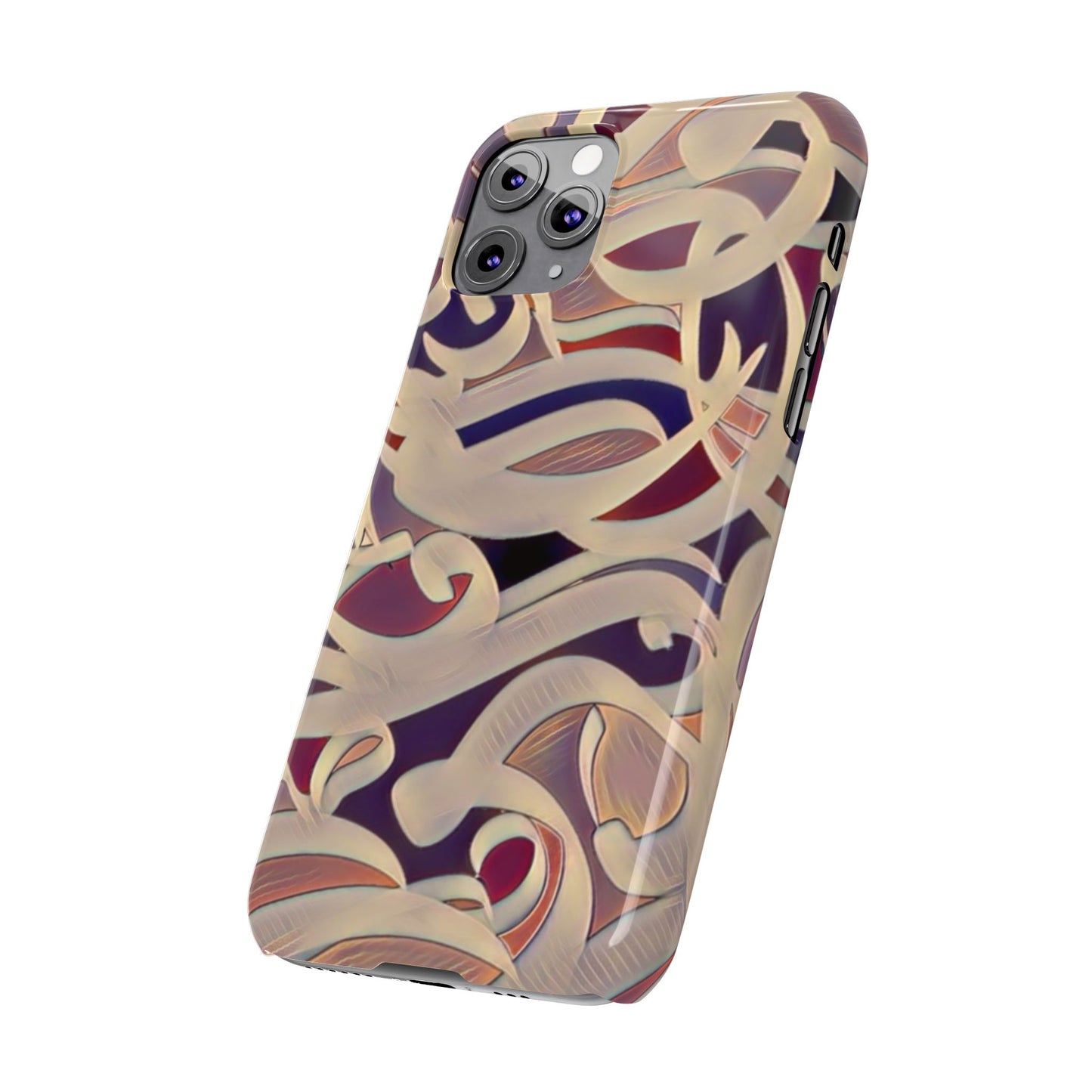 ' Modern Art Slim Phone Case -LOVE