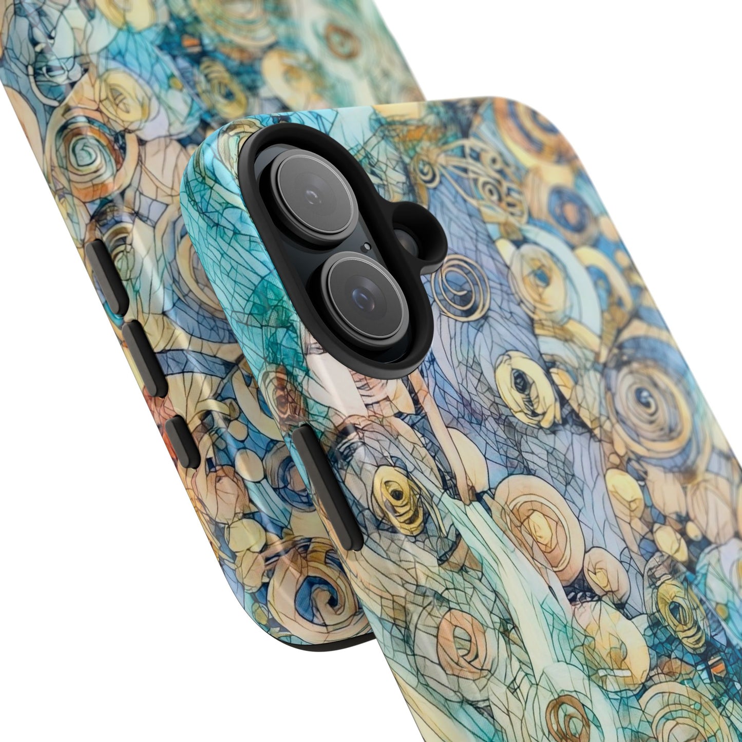 Golden Swirls Phone Case