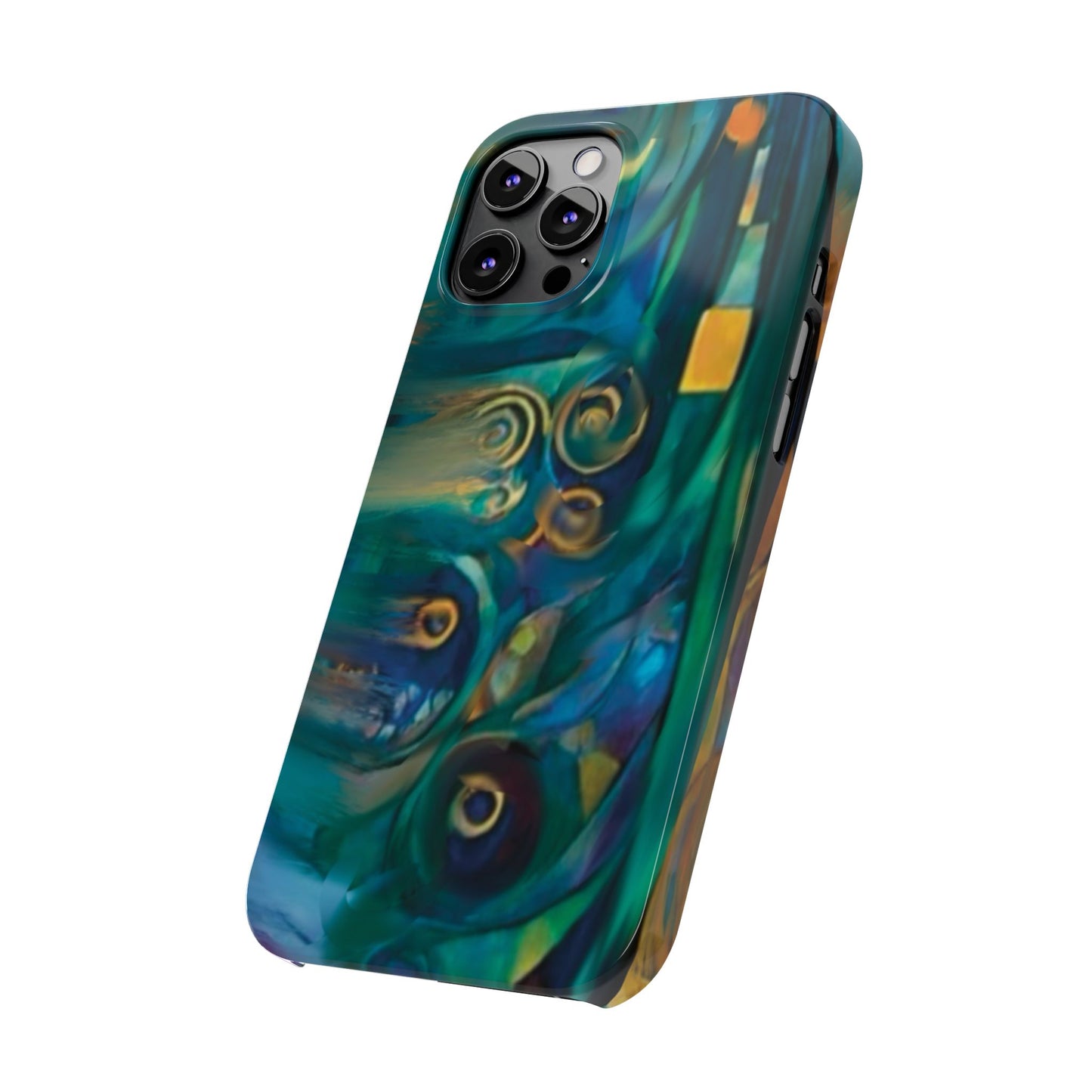 ' Modern Art Slim Phone Case -LOVE I-