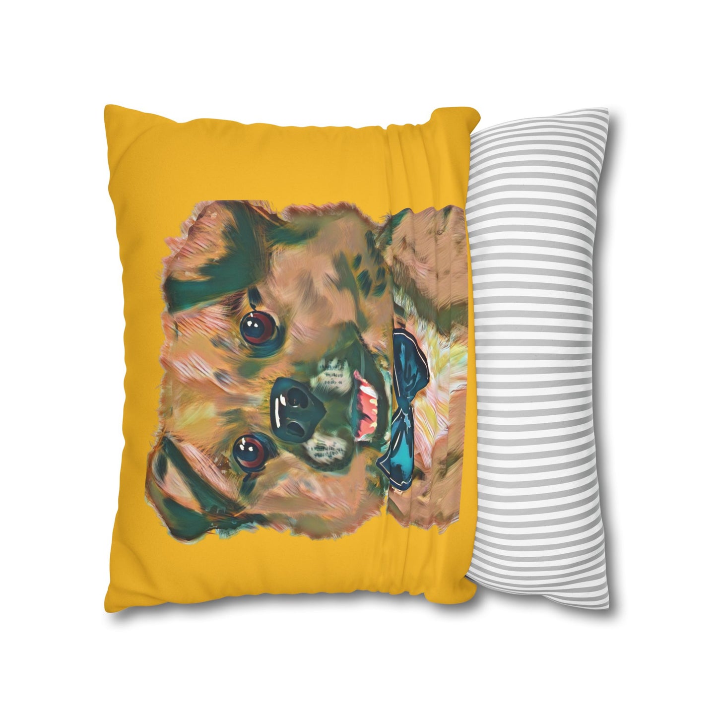 Baghlava Pillowcase - Modern Art Portrait Watercolour Design