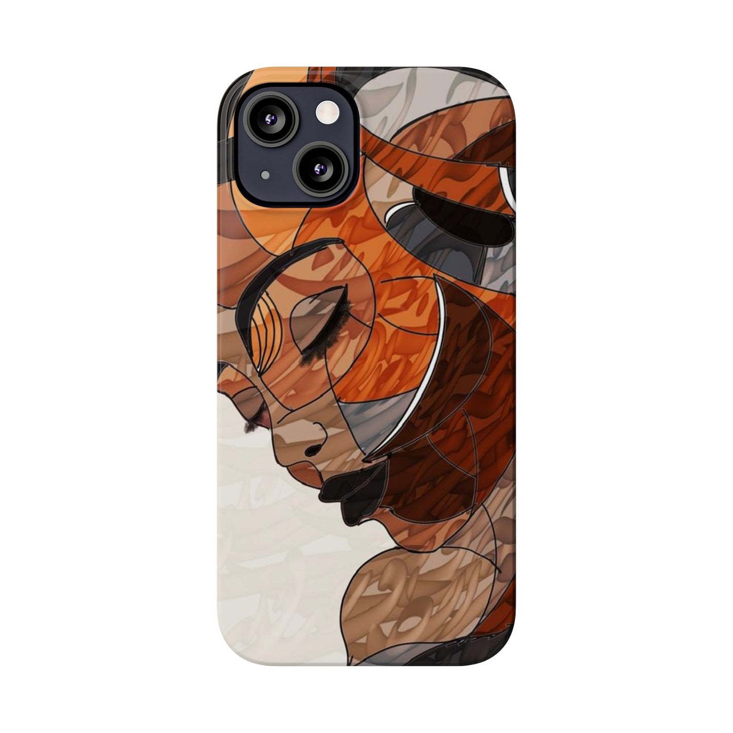 ' Modern Art Slim Phone Case -LOVE