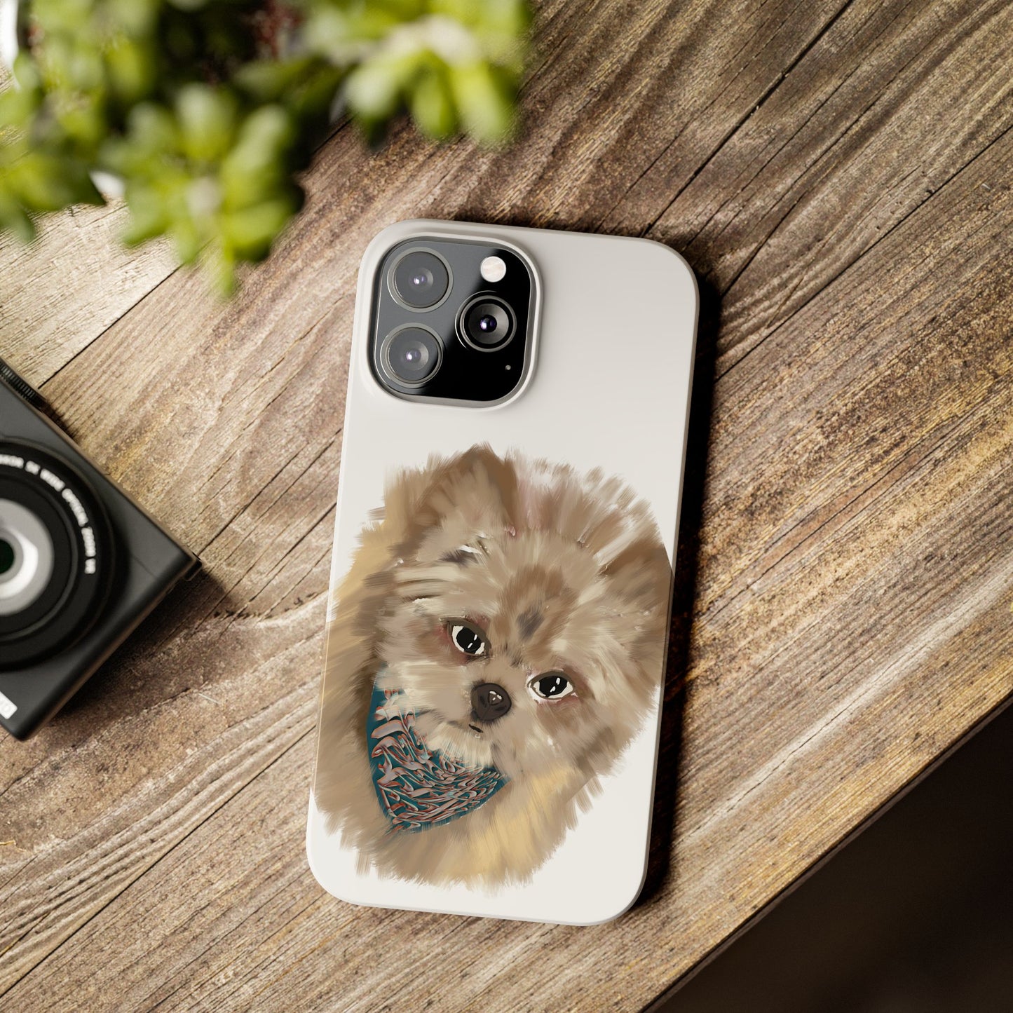 ' Modern Art Slim Phone Case-Lily