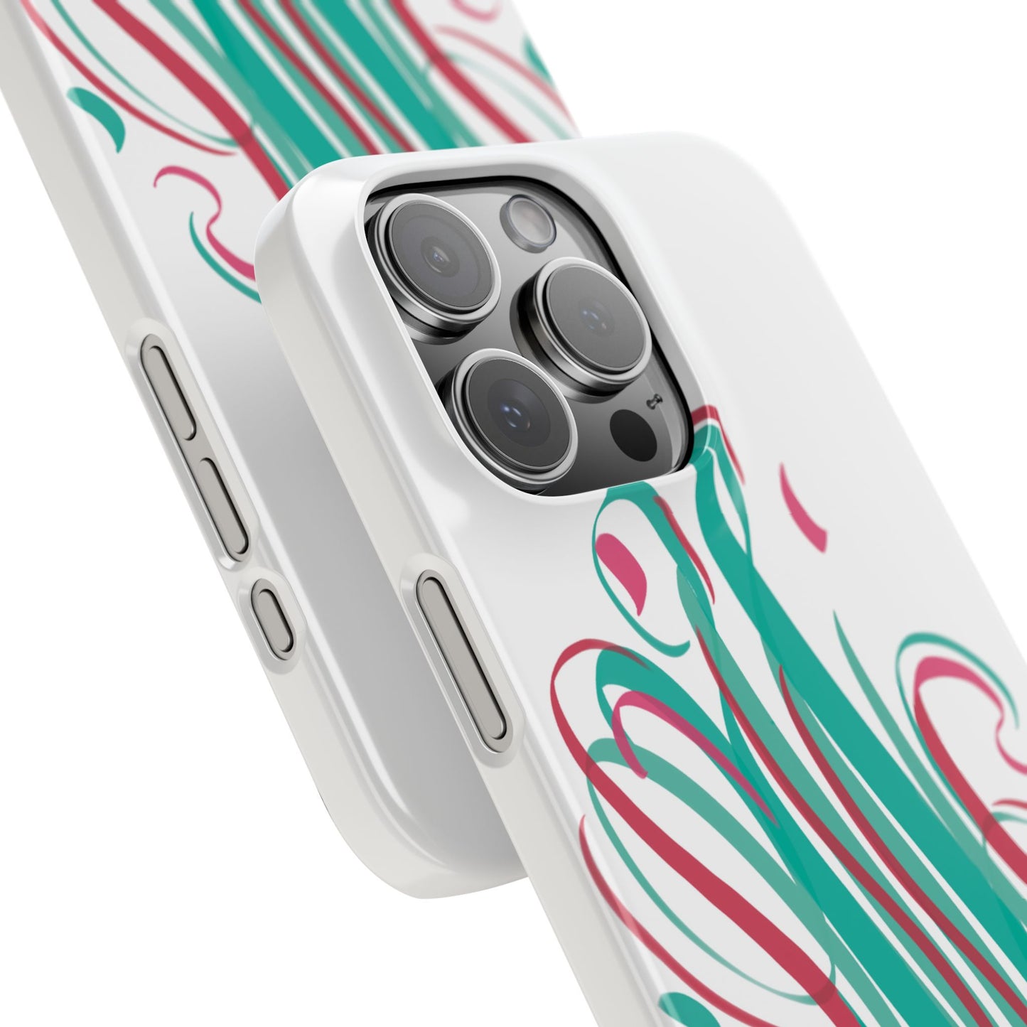Spring inspired Modern Art Slim Phone Case -,