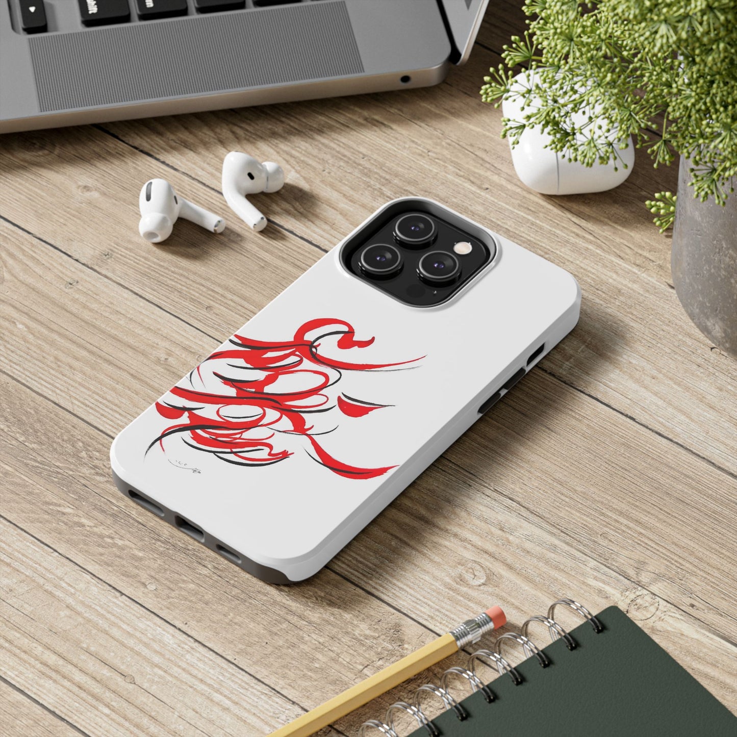 Phone Case Persian Calligraphy Modern Handwriting.