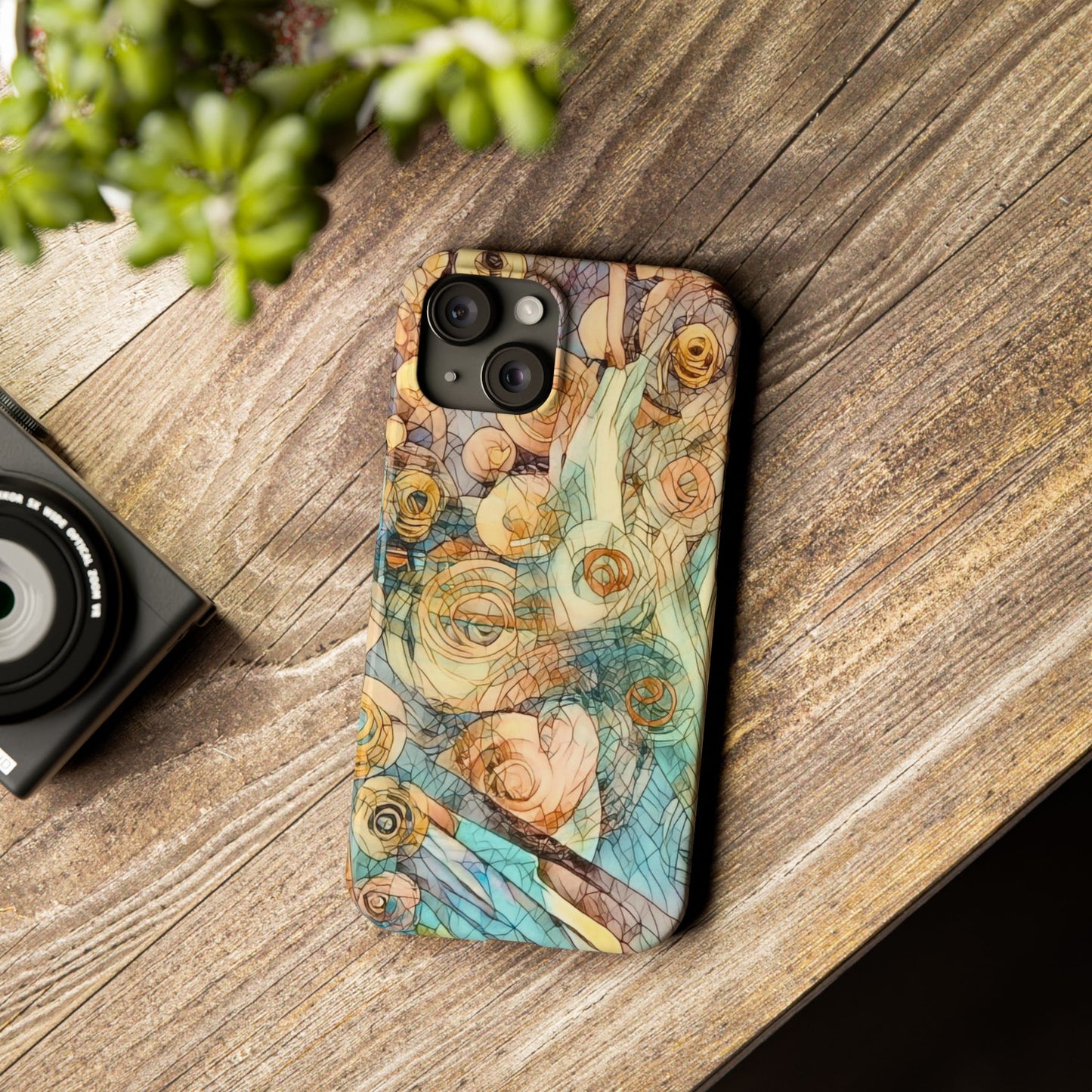 . ' Modern Art Slim Phone Case -.