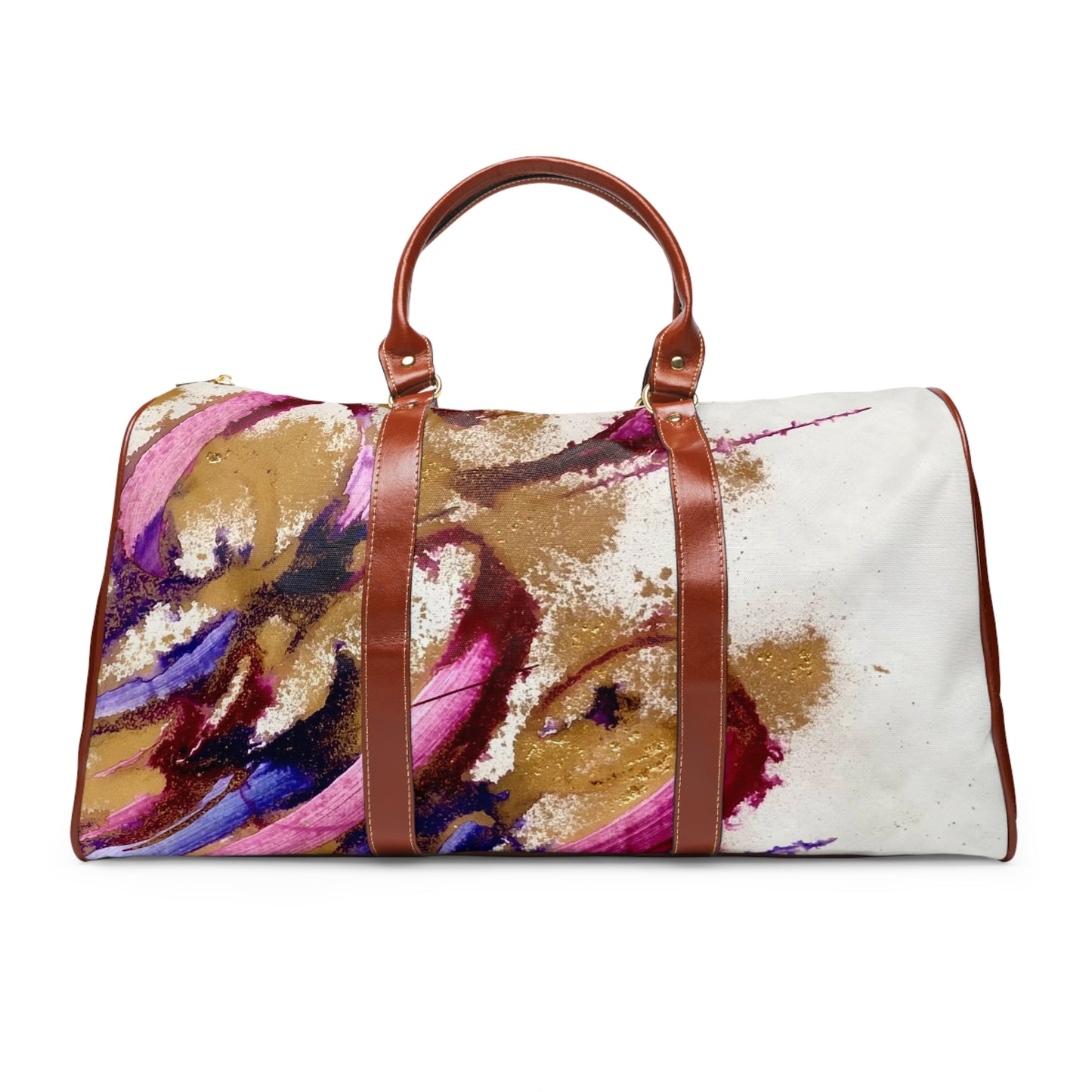 Vibrant Waterproof Travel Bag - KalliK modern calligraphy - Perfect for Adventurers
