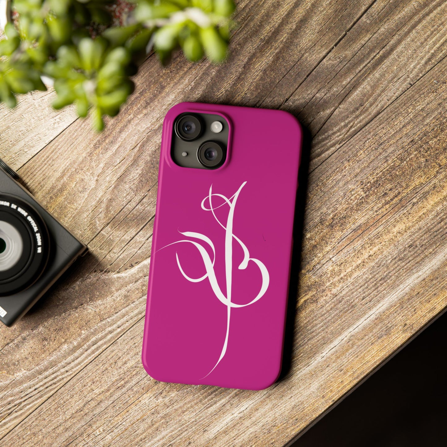 Modern Calligraphy Slim Phone Case -Eshgh (LOVE)