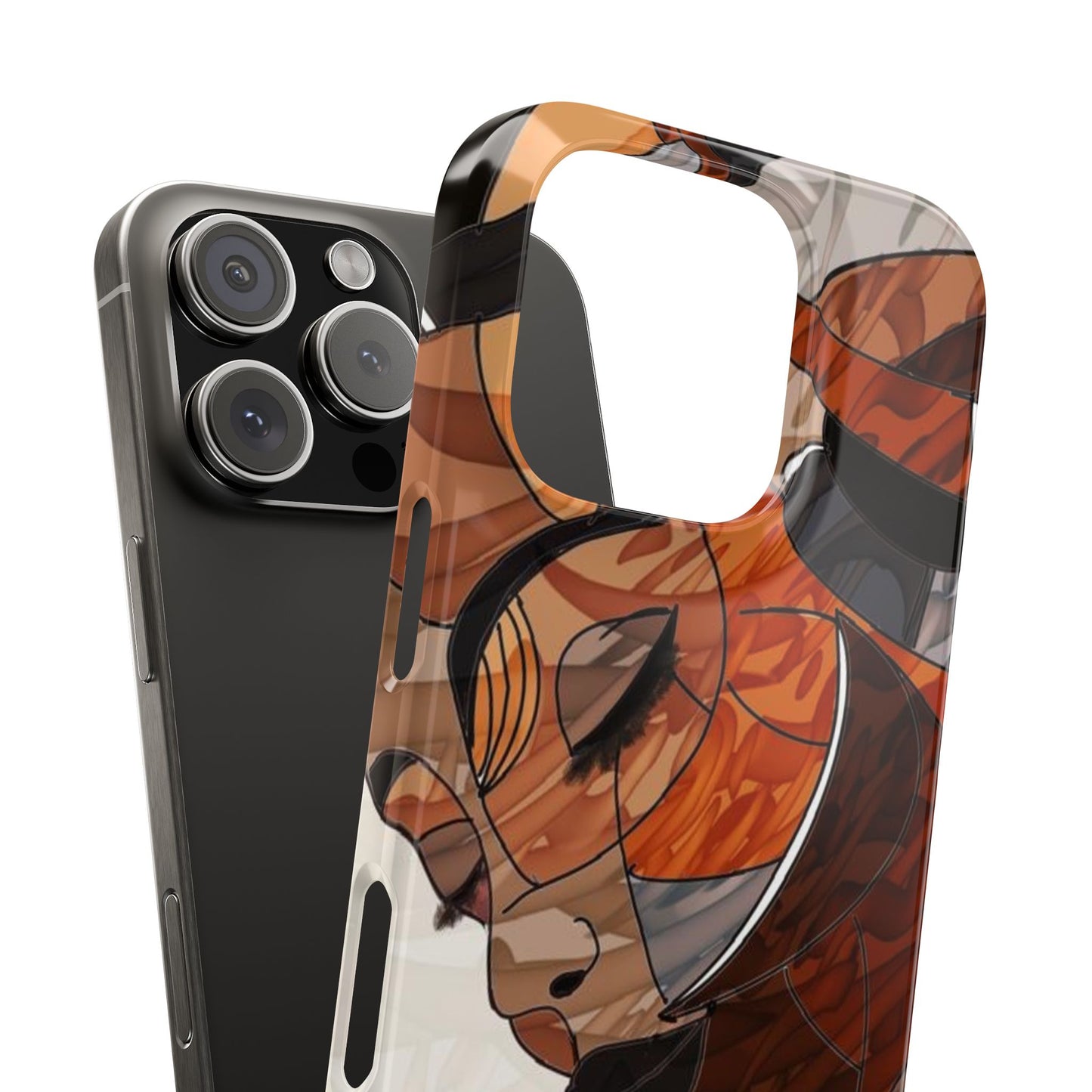 ' Modern Art Slim Phone Case -LOVE