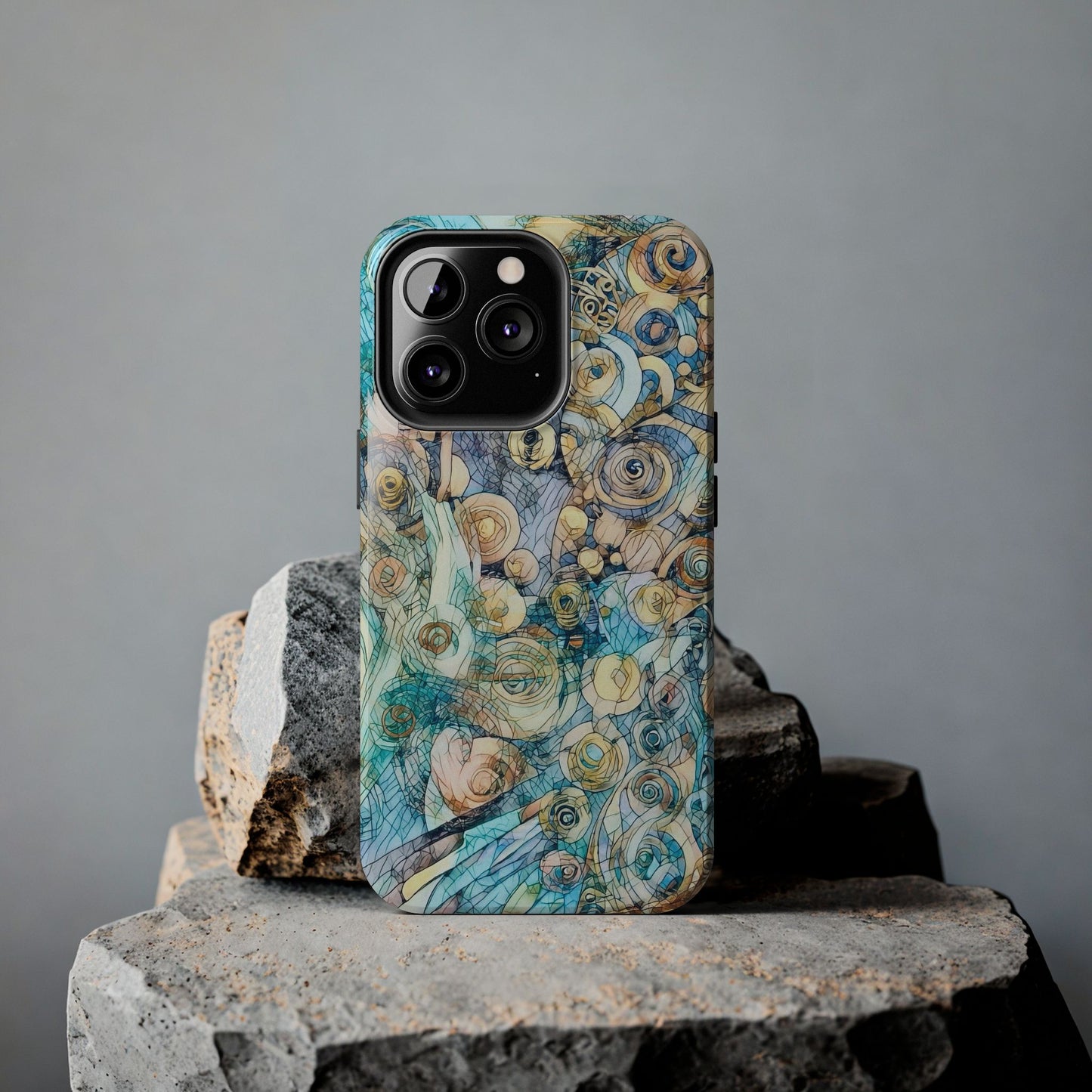 Golden Swirls Phone Case
