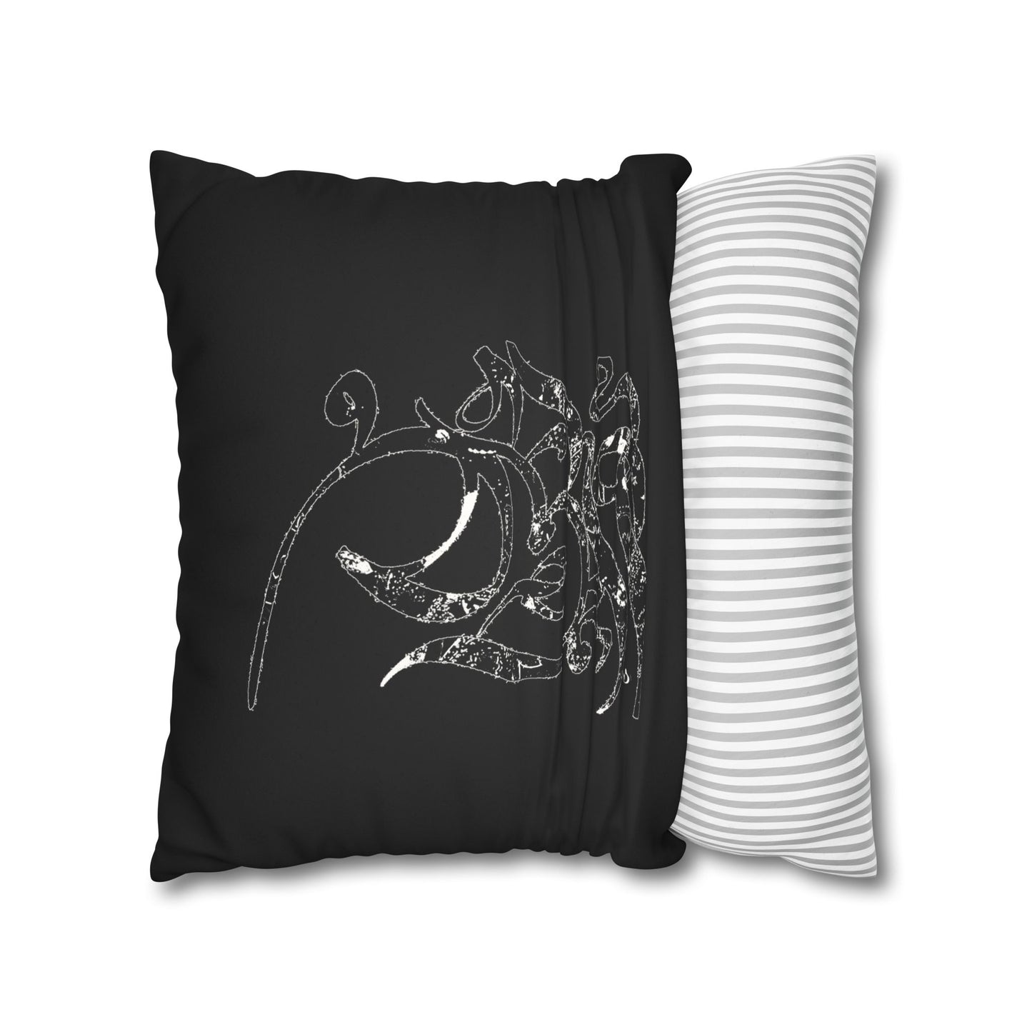 Persian Calligraphy beauty Faux Suede Square Pillow Cover