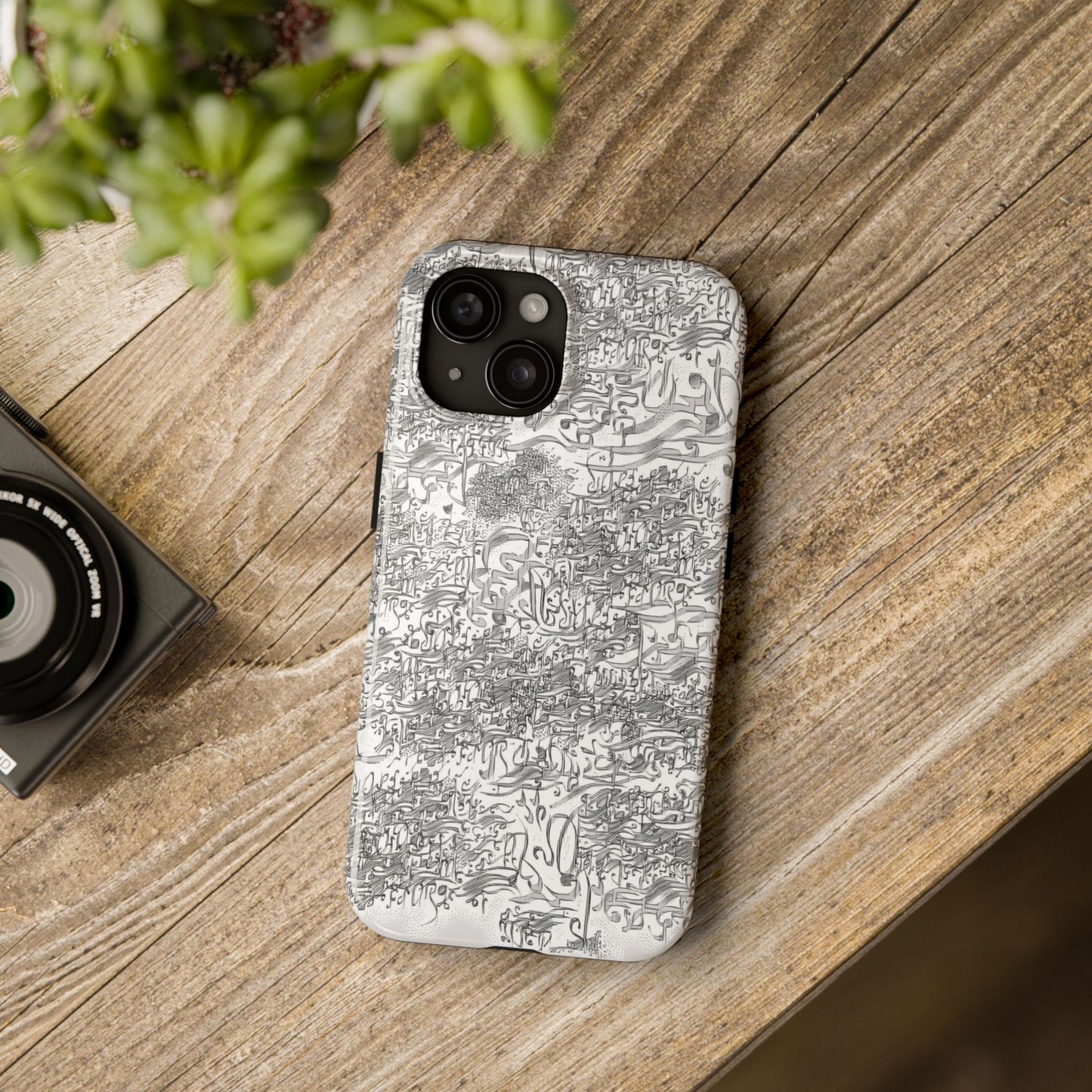 Phone Case Persian Calligraphy Modern Handwriting