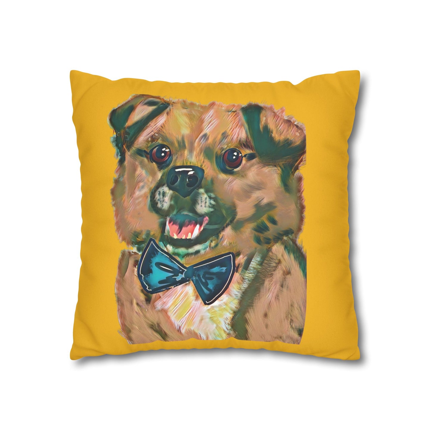 Baghlava Pillowcase - Modern Art Portrait Watercolour Design