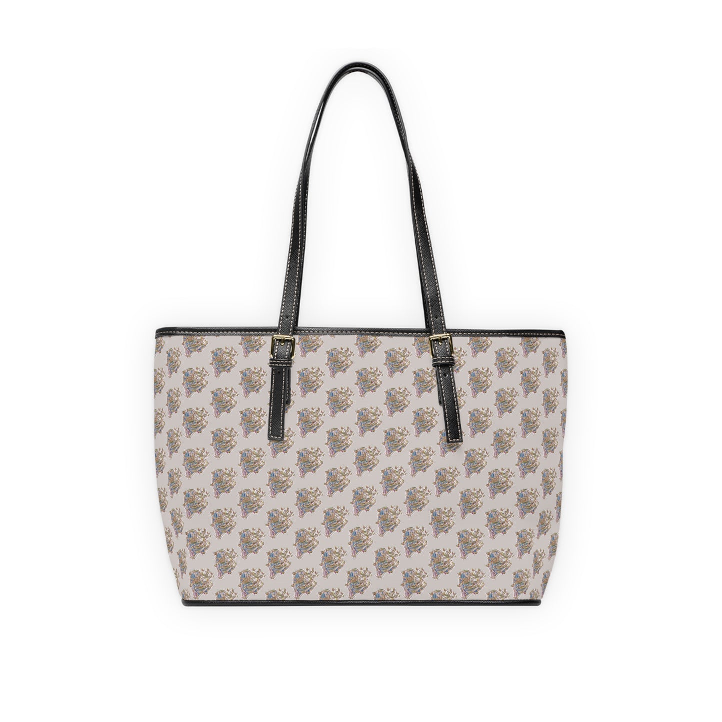 Copy of ' Elegant PU Leather Shoulder Bag with Artistic Calligraphy Design