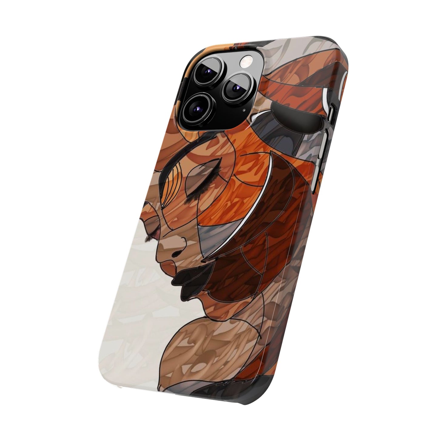 ' Modern Art Slim Phone Case -LOVE
