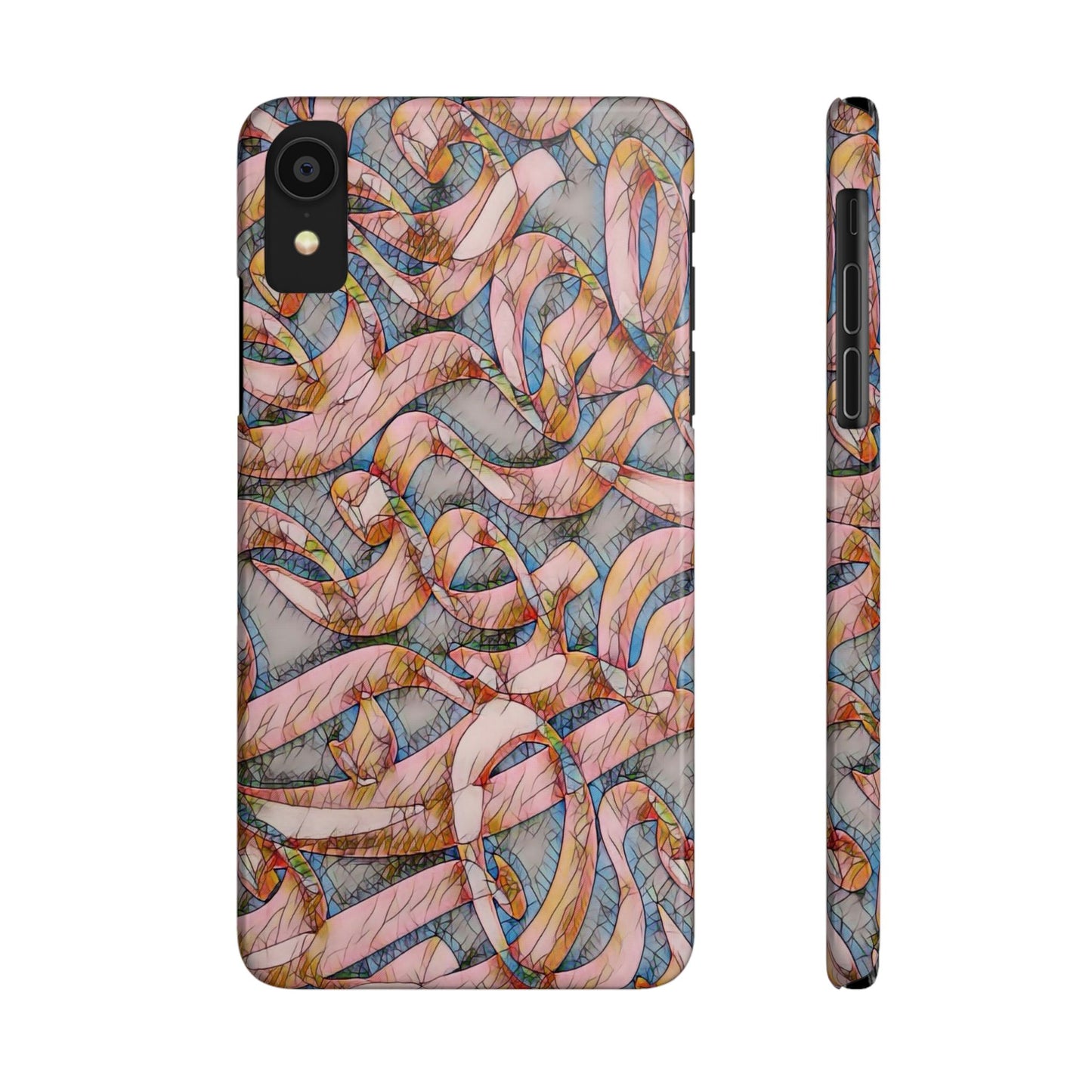 ' Modern Art Slim Phone Case -LOVE I-