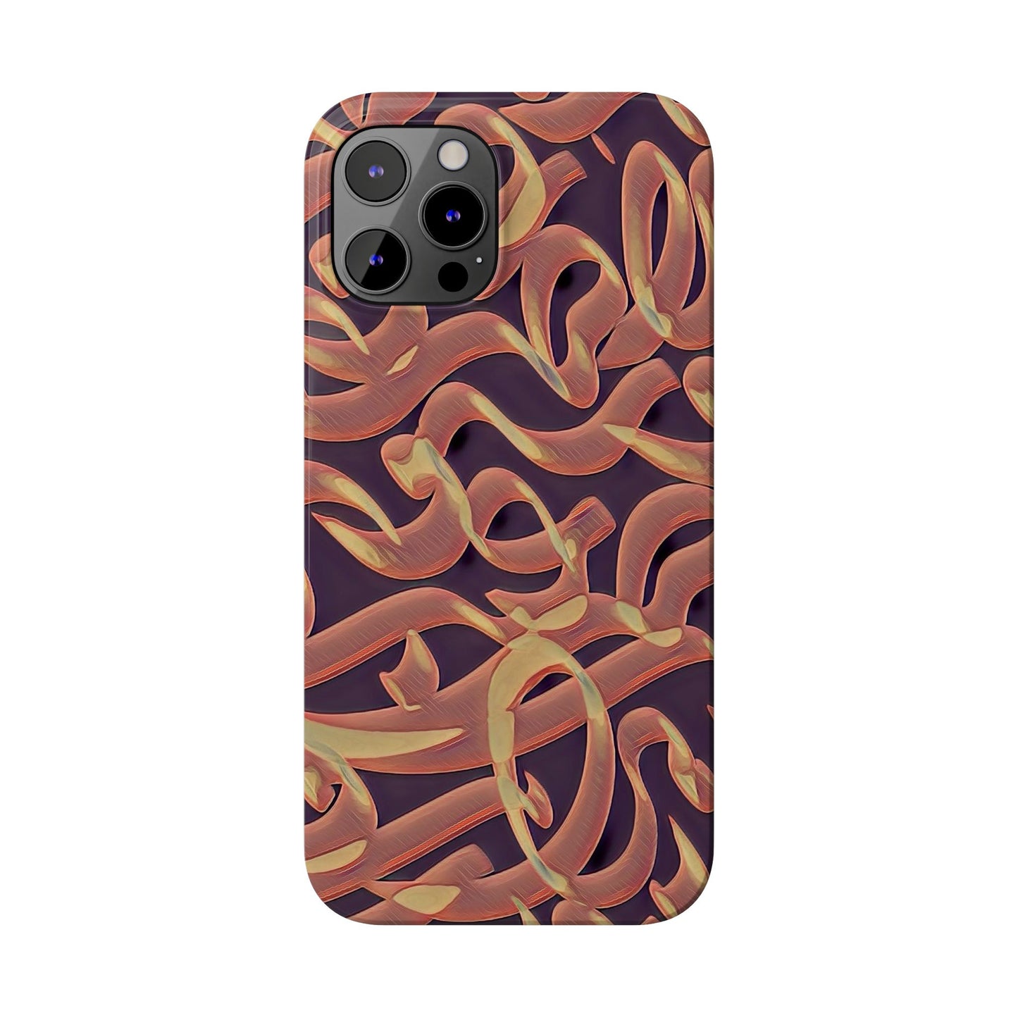 ' Modern Art Slim Phone Case -LOVE I-