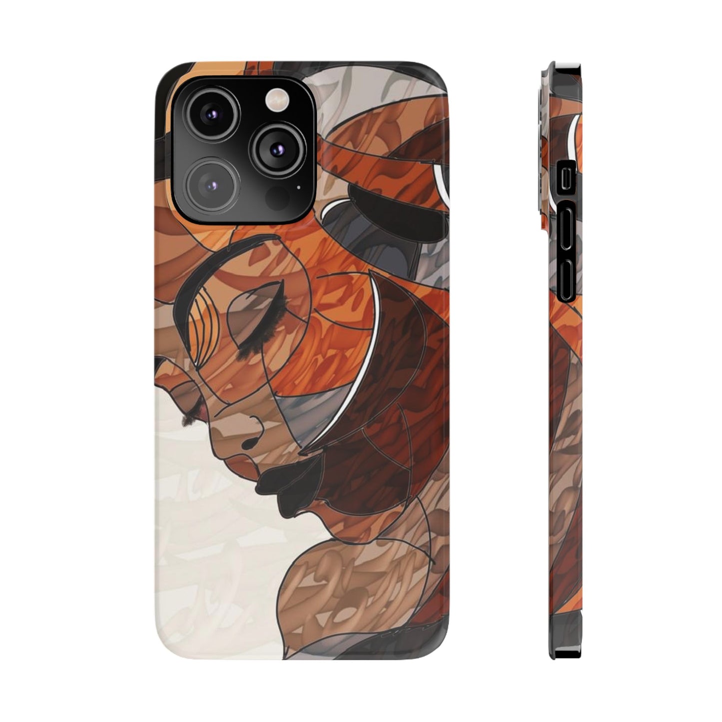 ' Modern Art Slim Phone Case -LOVE