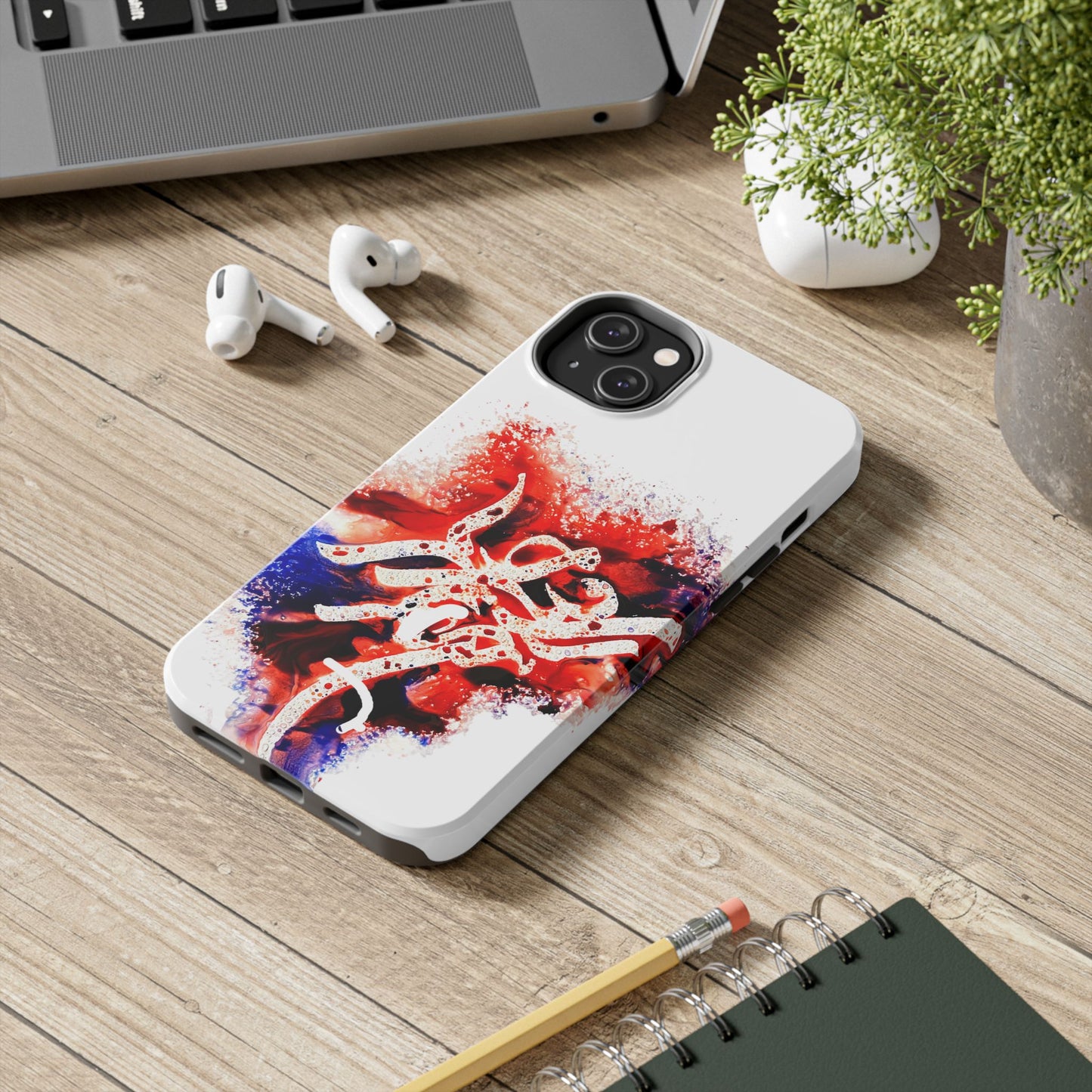Candle Calligraphy Phone Case - Persian Art Inspired Beautiful Girl Design