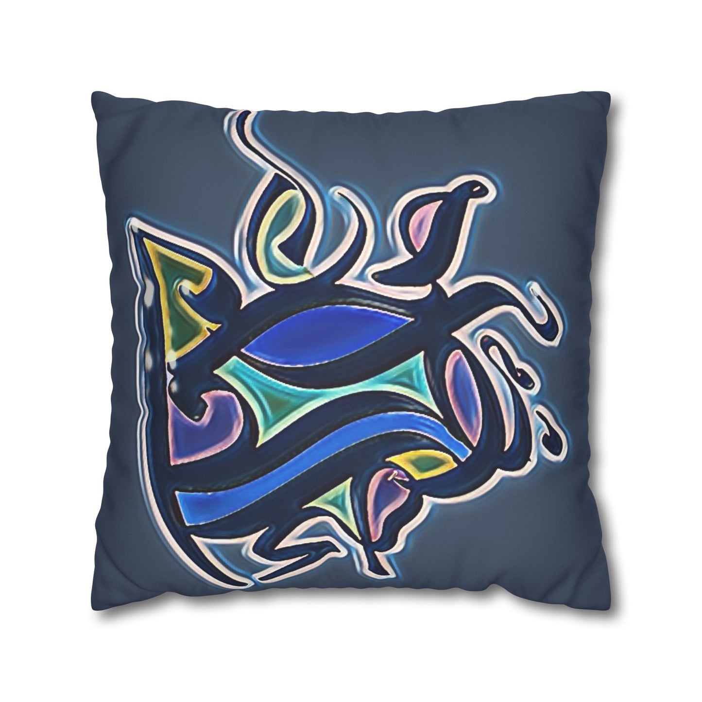 Square Pillowcase - Persian Calligraphy, Modern Handwriting Design
