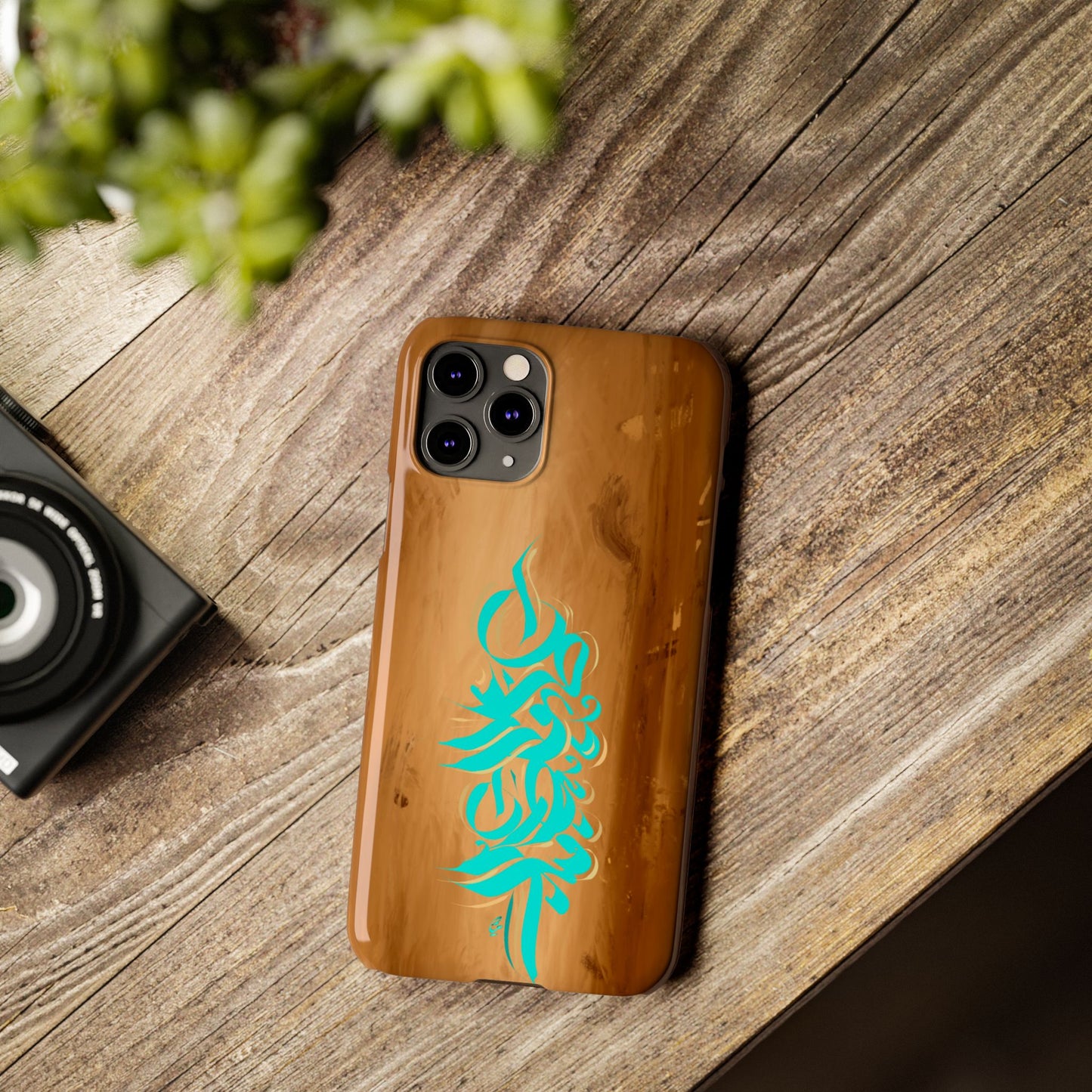 Modern Art Slim Phone Case -LOVE