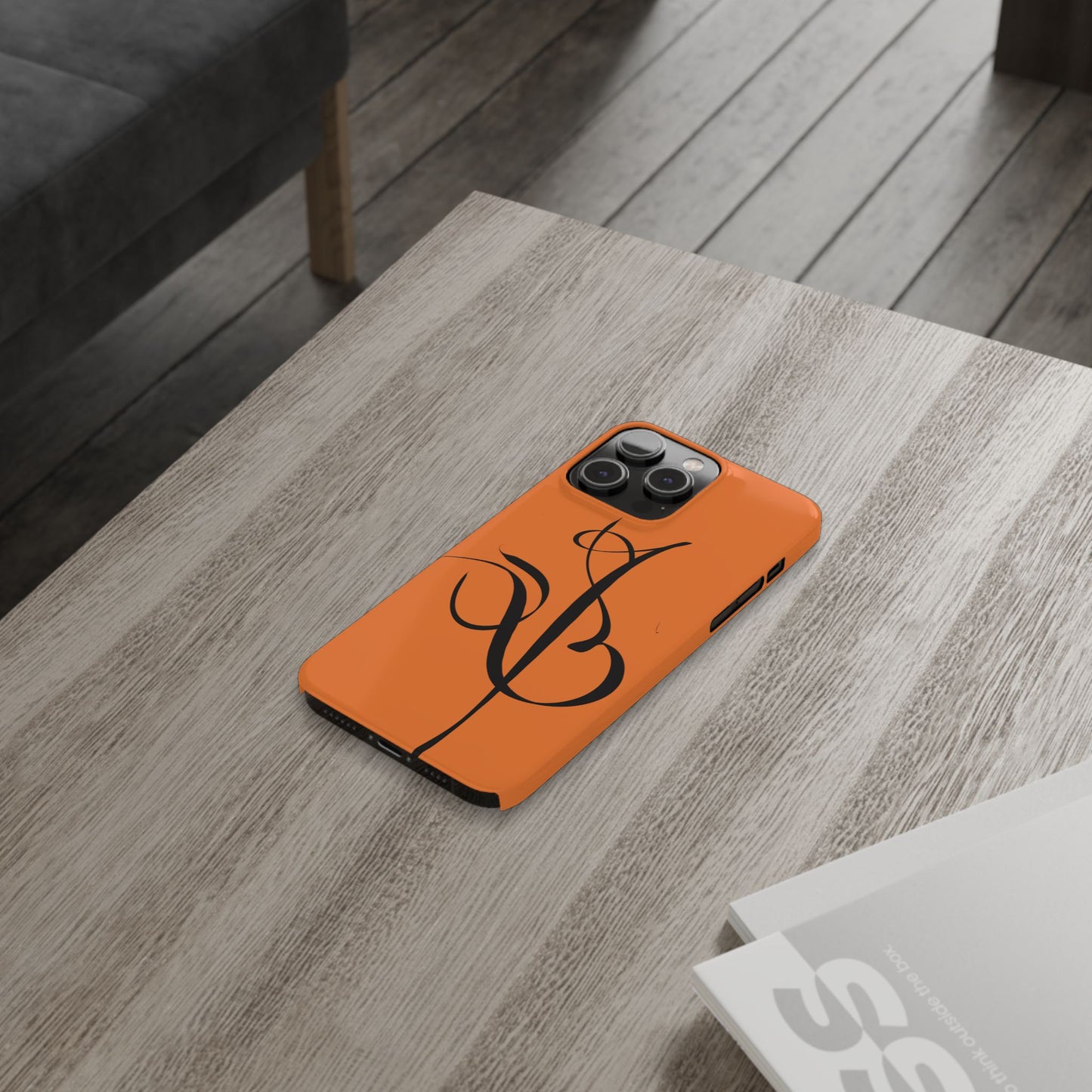 ' Modern Art Slim Phone Case -LOVE,