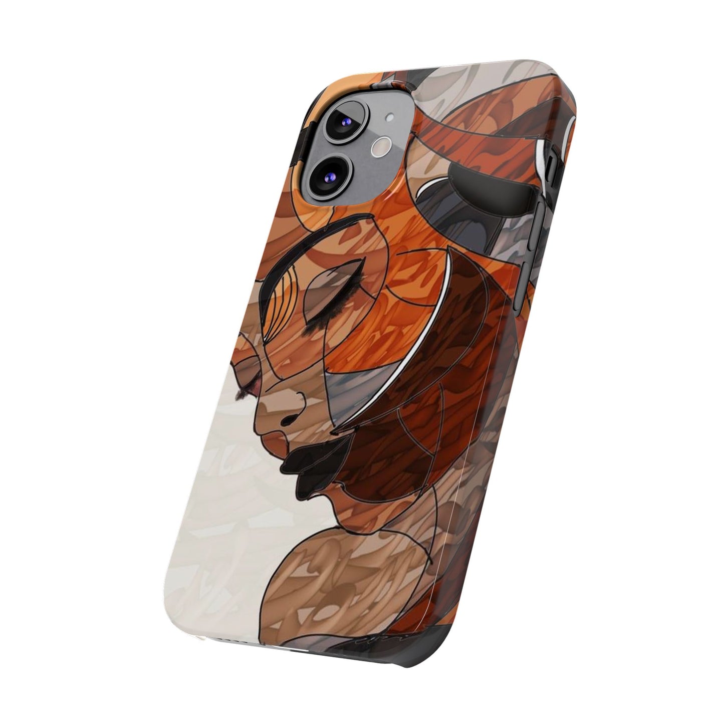 ' Modern Art Slim Phone Case -LOVE