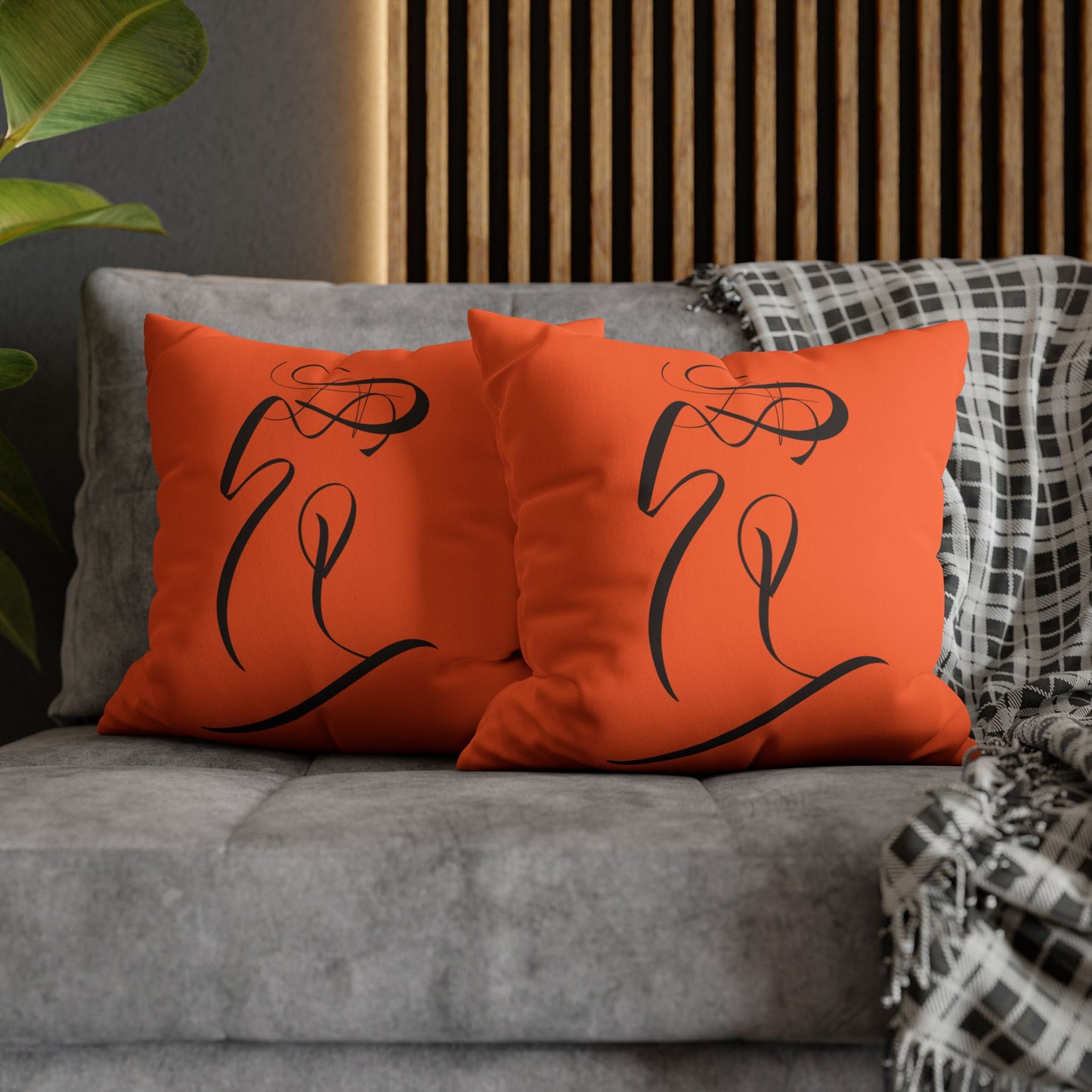 Copy of Square Pillowcase - Modern Art Portrait Watercolour Design