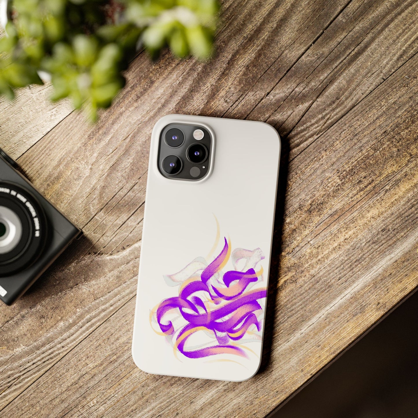 Copy of ' Modern Art Slim Phone Case-Lily