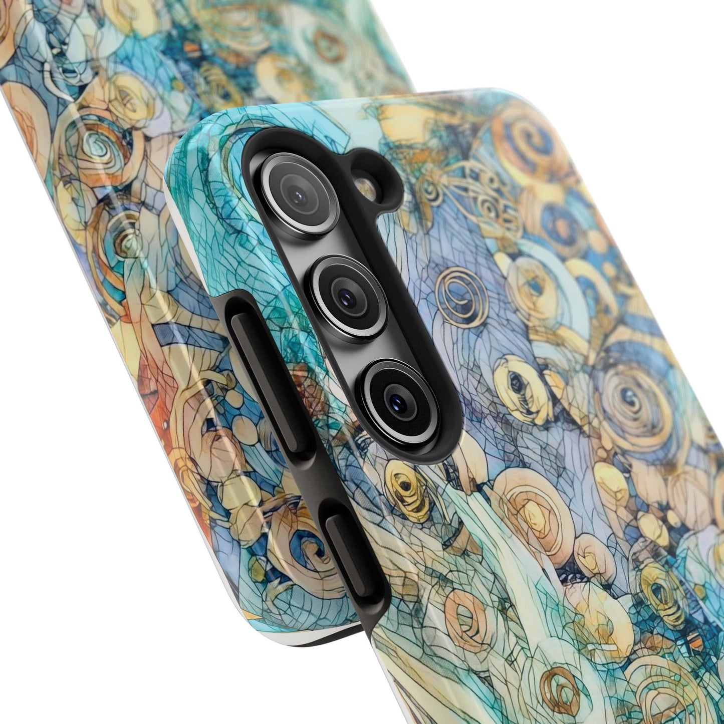 Golden Swirls Phone Case