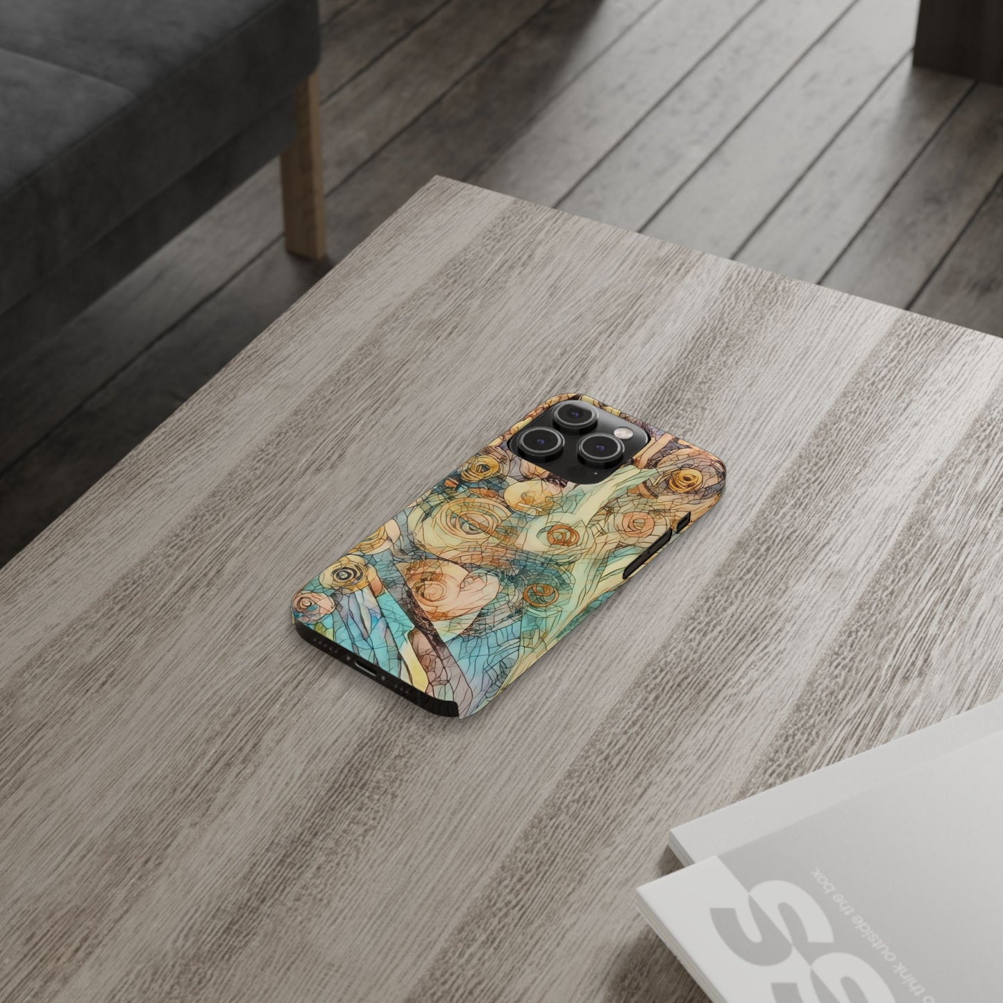 . ' Modern Art Slim Phone Case -.