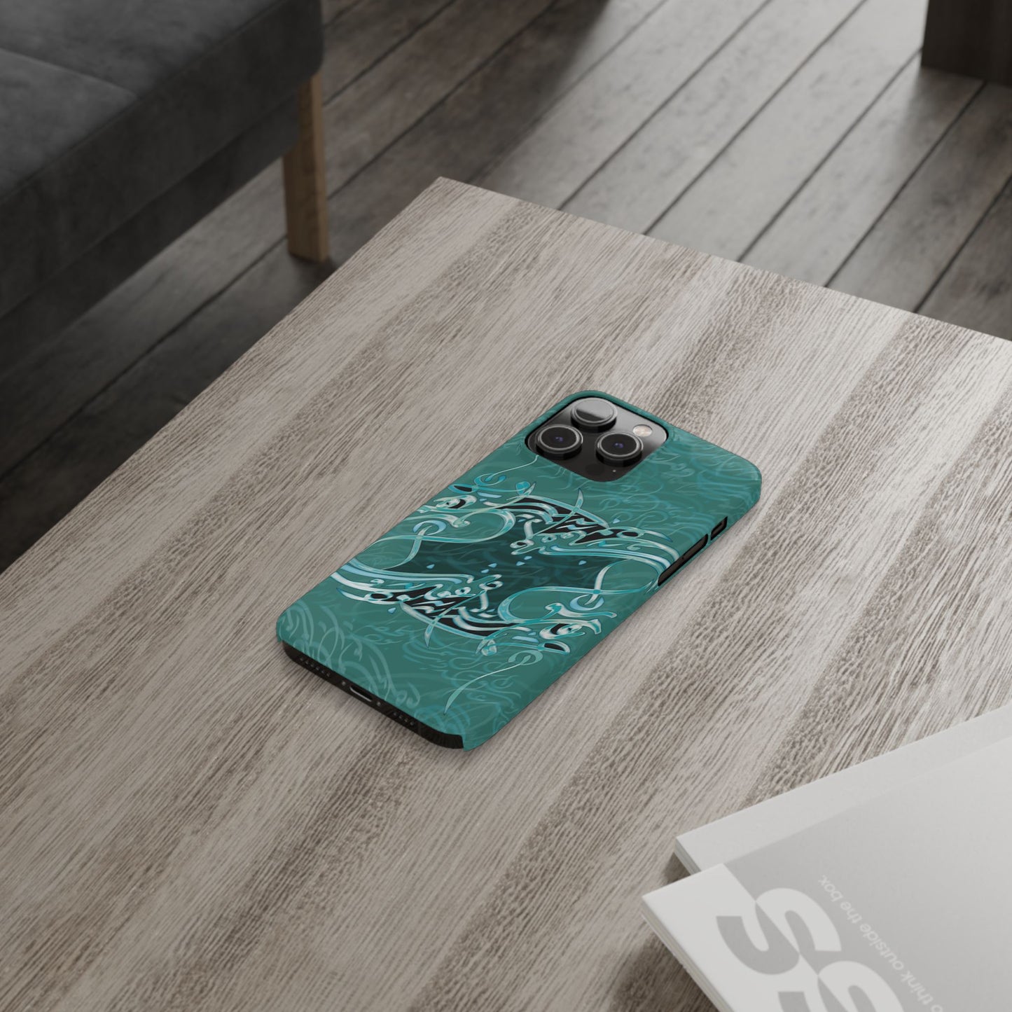 ' Modern Calligraphy Art Slim Phone Case