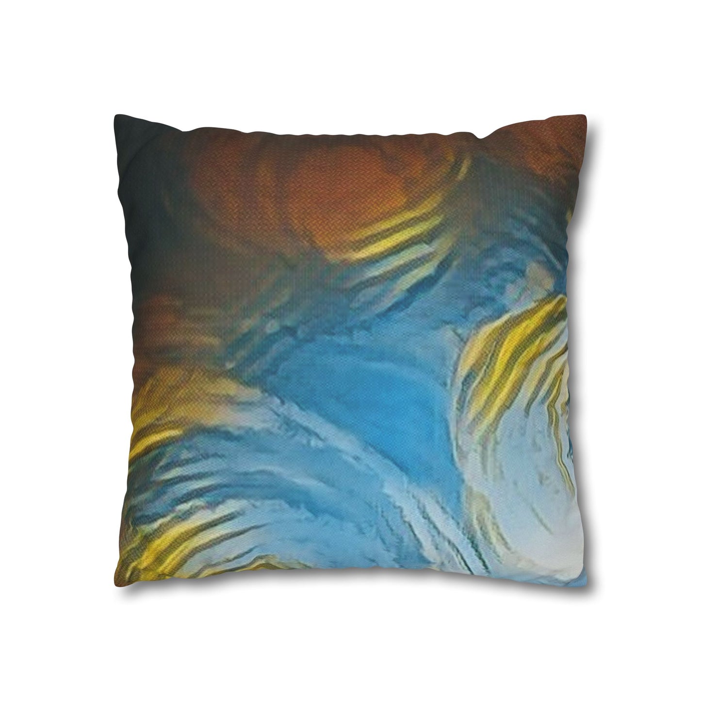 Square Pillowcase - Modern Art Portrait Watercolour Design