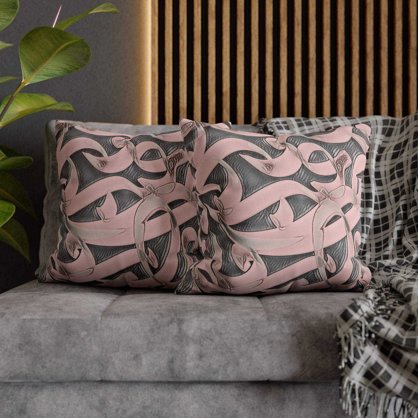 Pillowcase - Modern Calligraphy Design