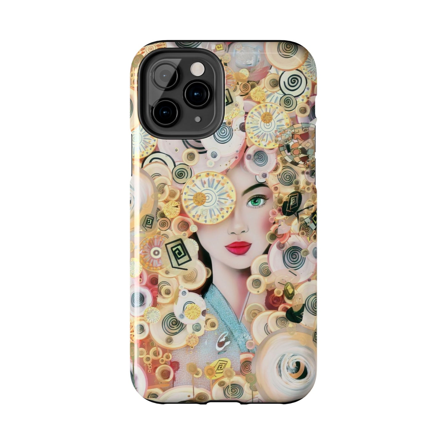 Phone Case - Persian Art Inspired Beautiful Girl Design
