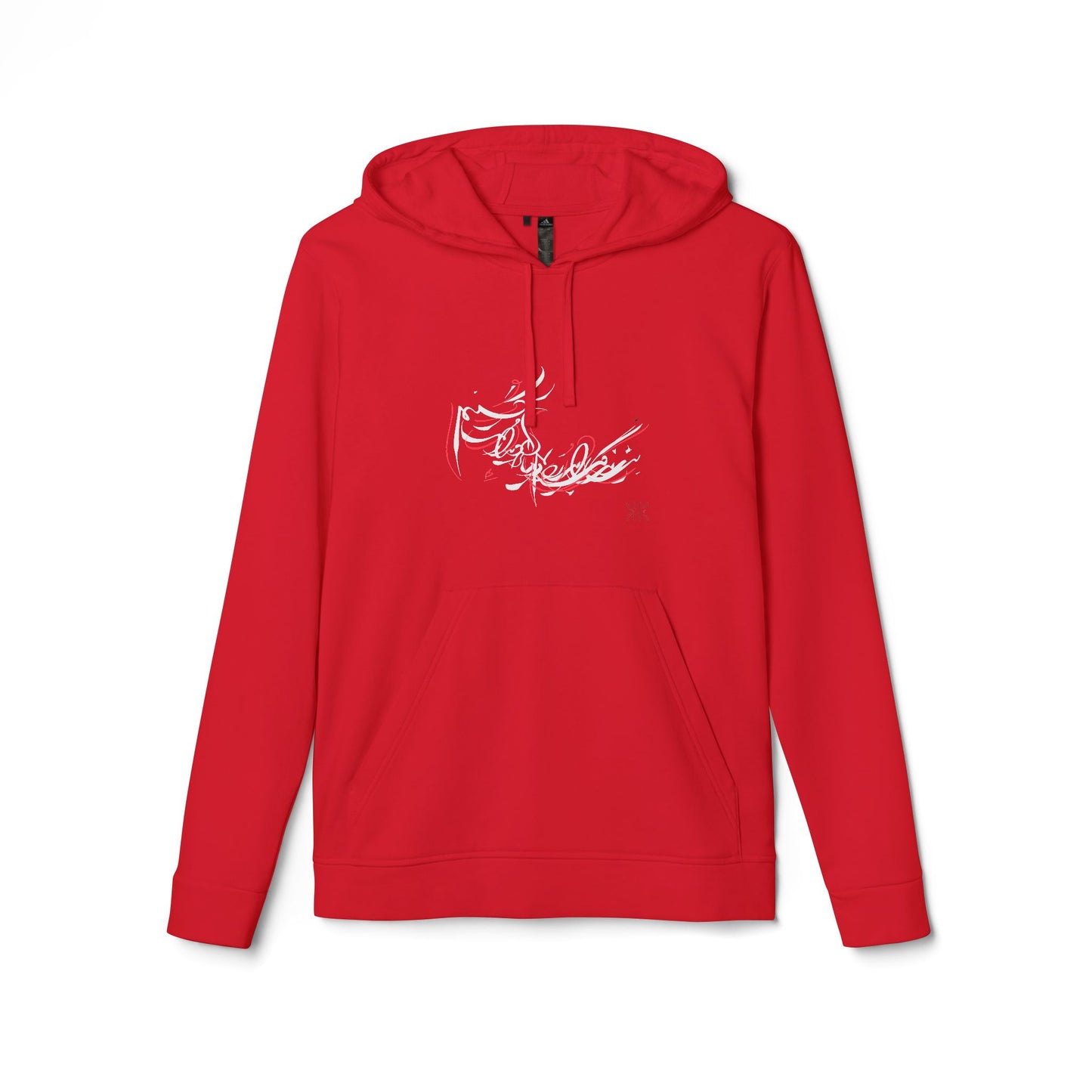 Adidas Fleece Hoodie with Kalli K. Modern Persian Calligraphy Design