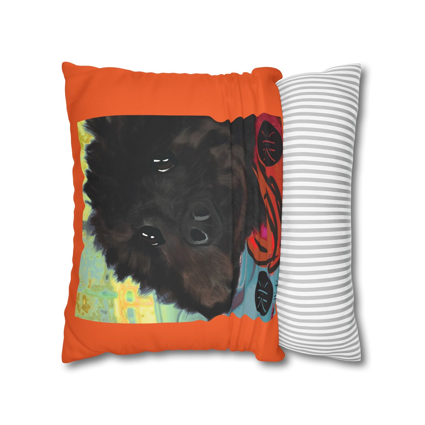 COAL Pillowcase - Modern Art Portrait Watercolour Design