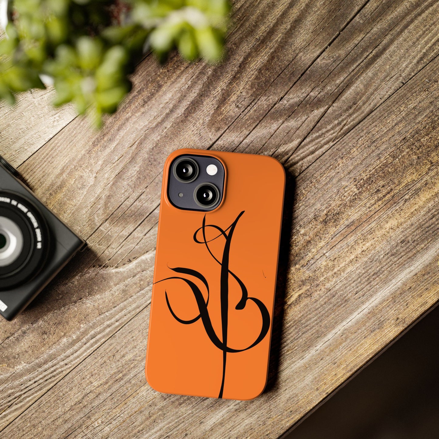 ' Modern Art Slim Phone Case -LOVE,