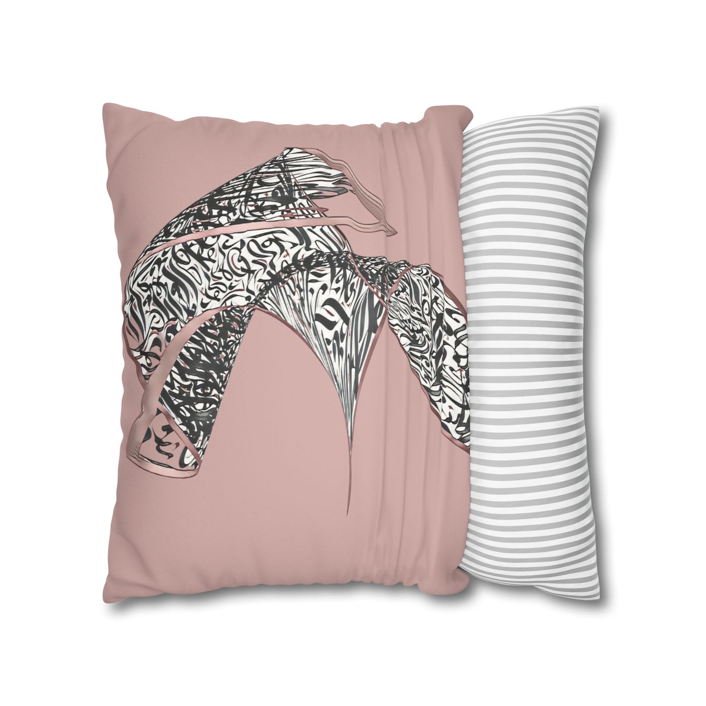 Kalli K Pillowcase - Modern Calligraphy Design