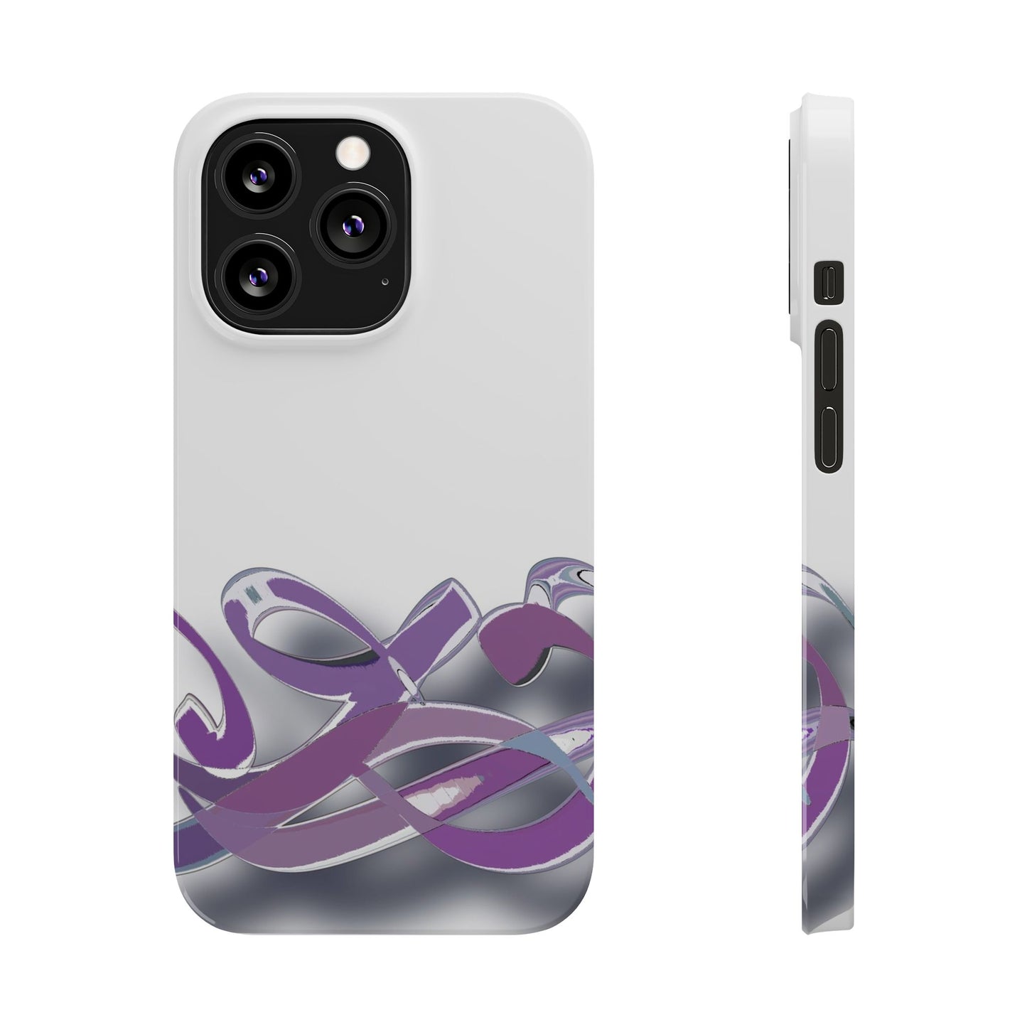 ' Modern Art Slim Phone Case -Calligraphy