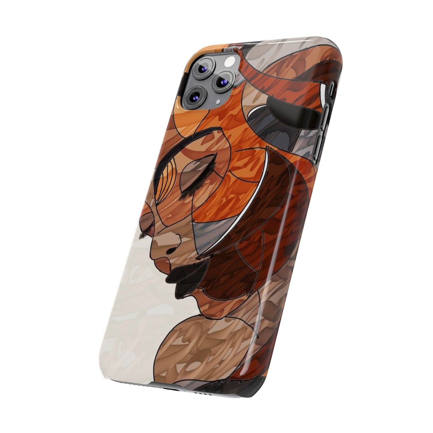 ' Modern Art Slim Phone Case -LOVE