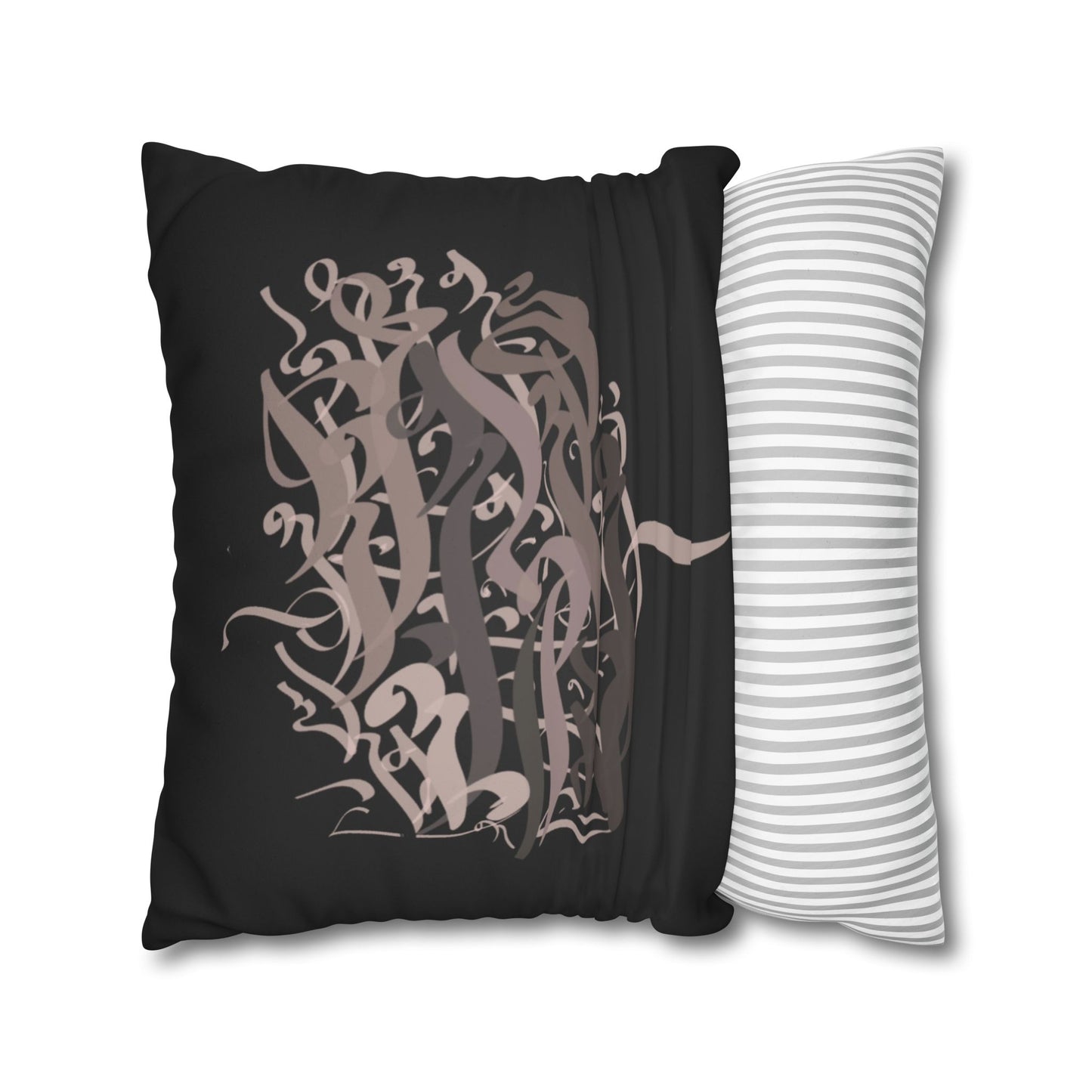 Square Pillowcase - Persian Calligraphy, Modern Handwriting Design