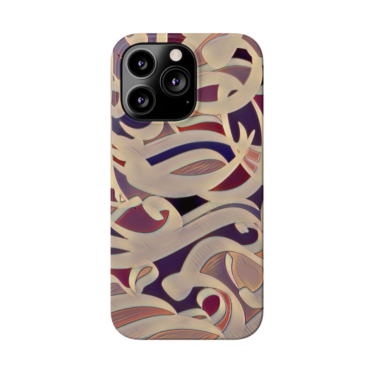 ' Modern Art Slim Phone Case -LOVE