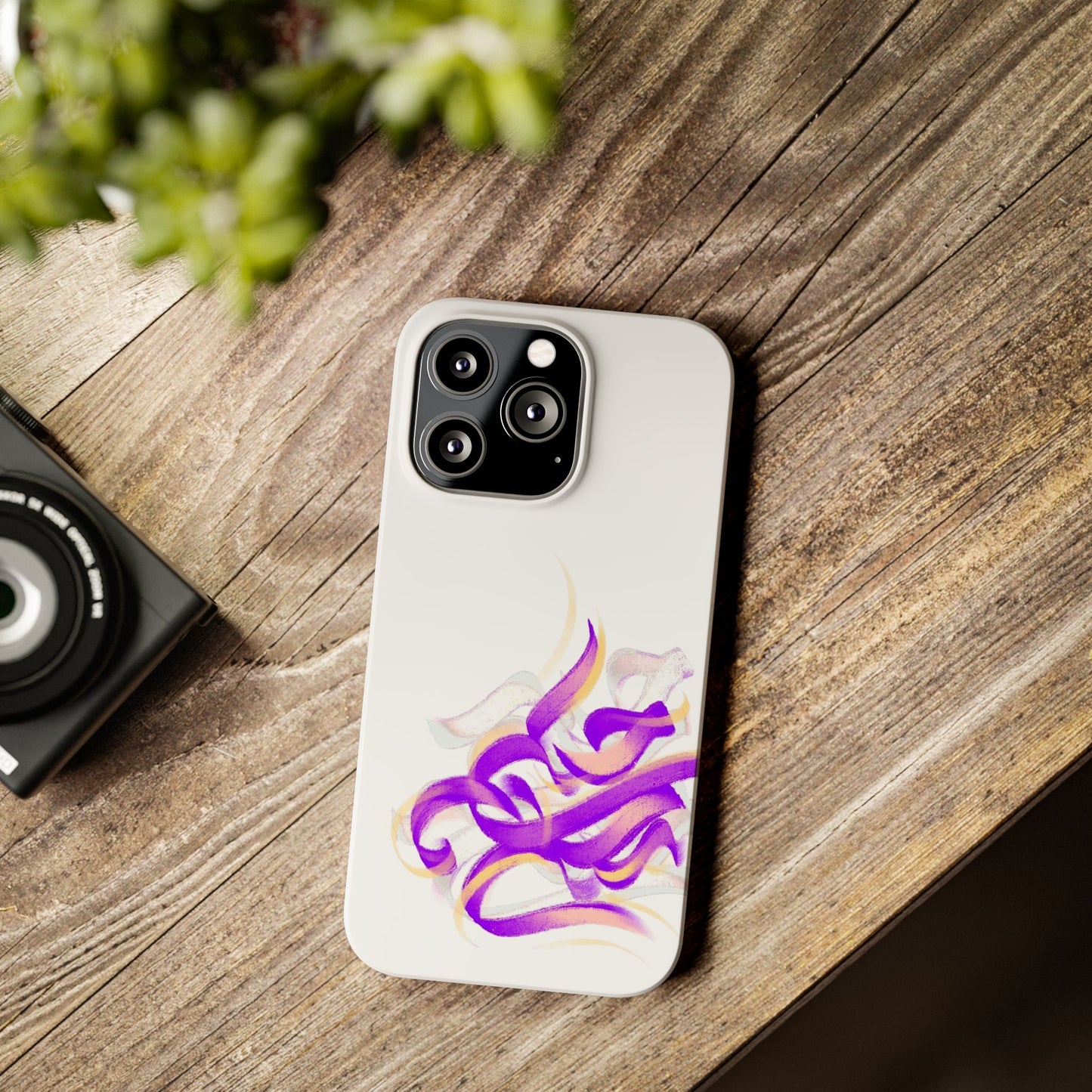 Copy of ' Modern Art Slim Phone Case-Lily