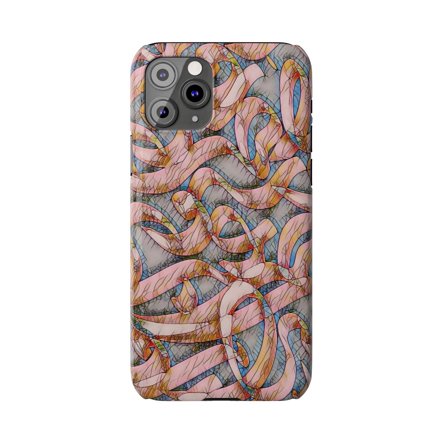 ' Modern Art Slim Phone Case -LOVE I-