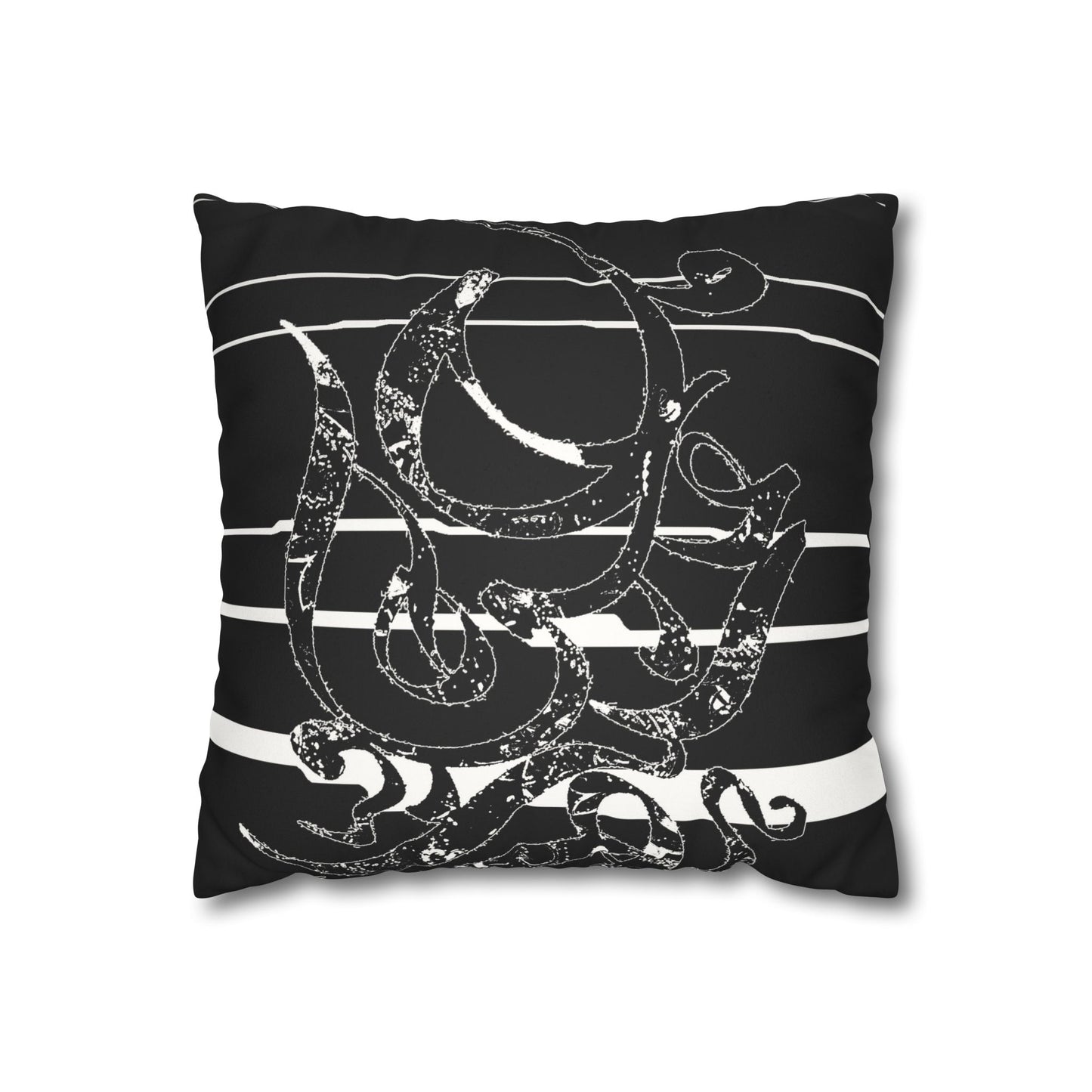 Persian Calligraphy beauty Faux Suede Square Pillow Cover