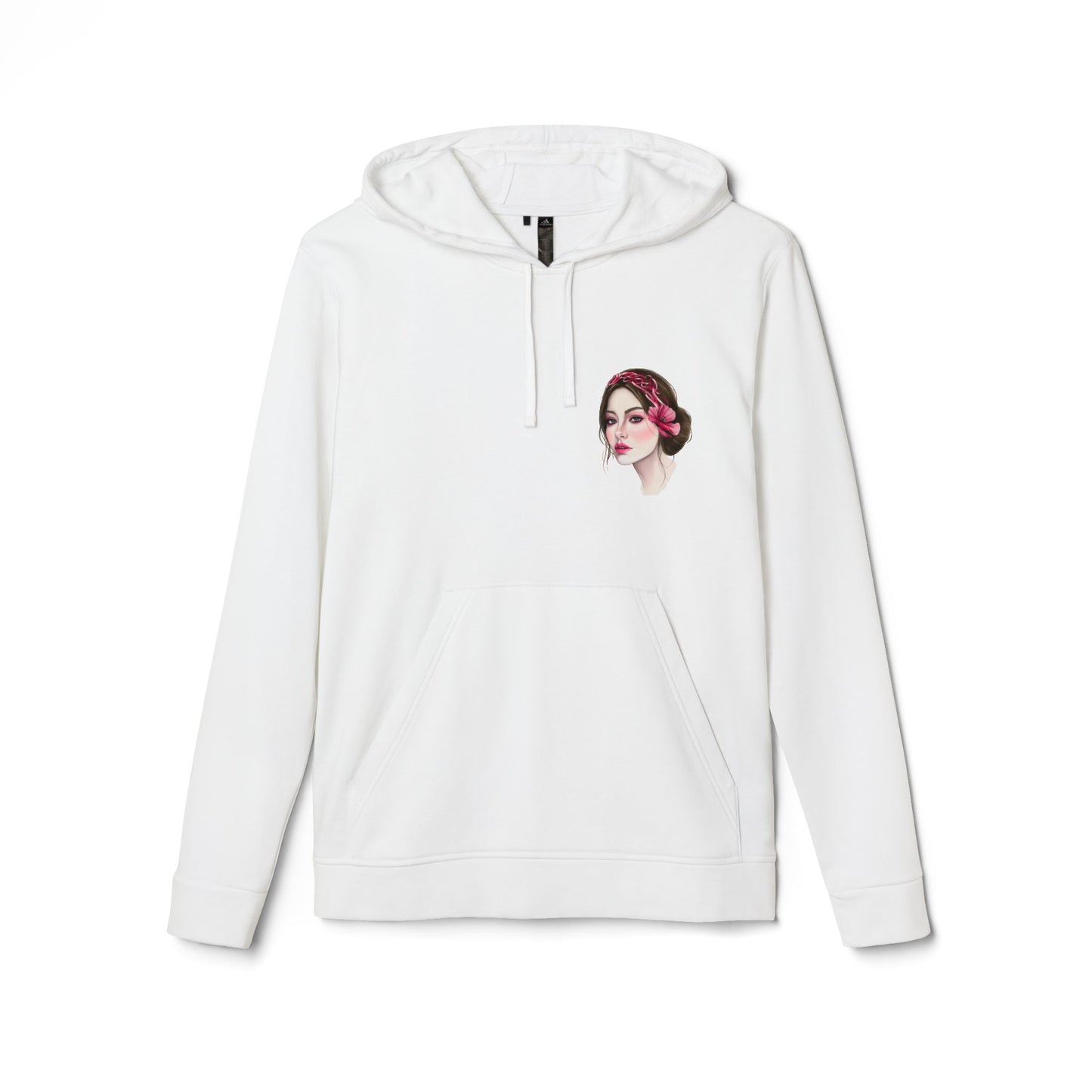 Kalli K X Adidas Unisex Fleece Hoodie- calligraphy headband