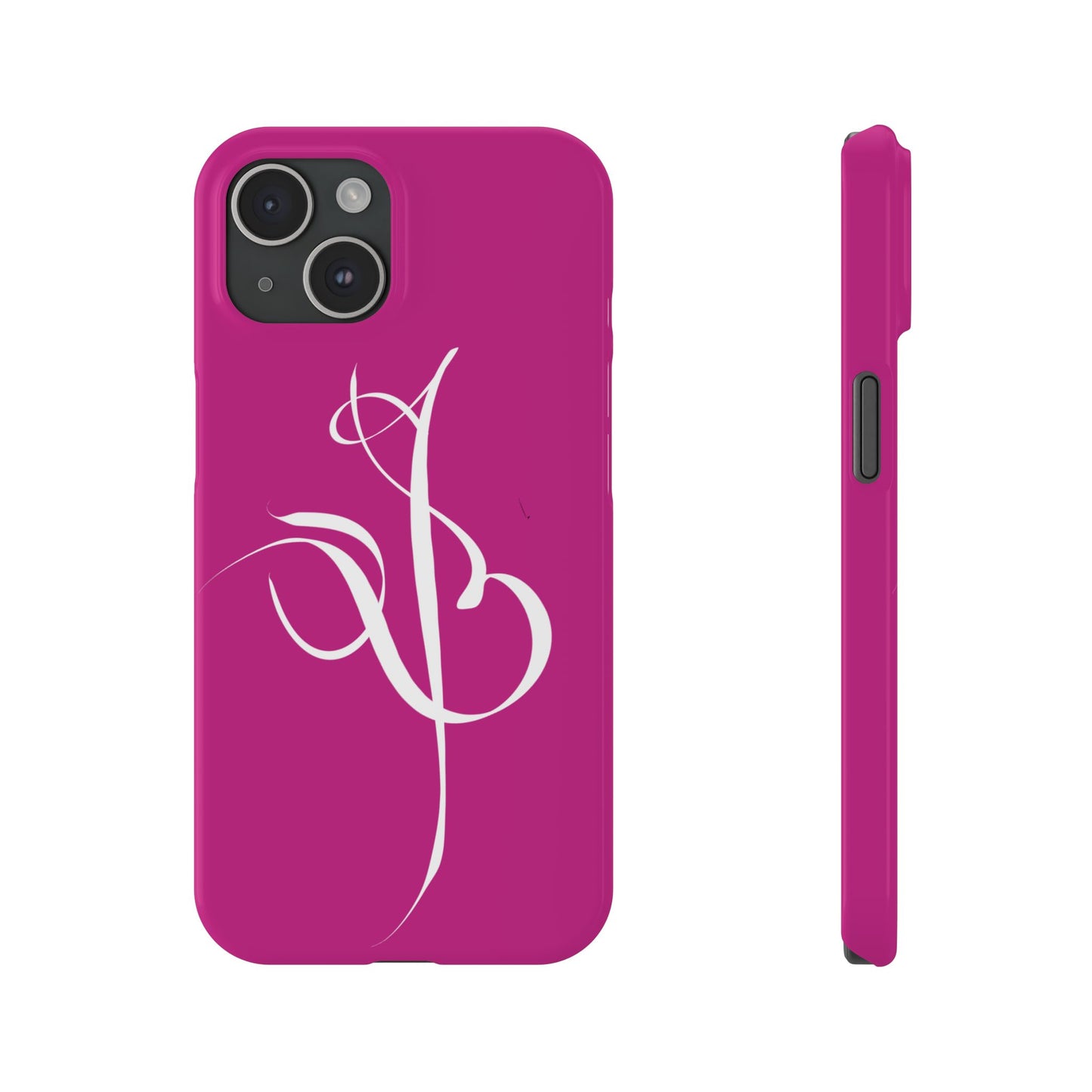 Modern Calligraphy Slim Phone Case -Eshgh (LOVE)