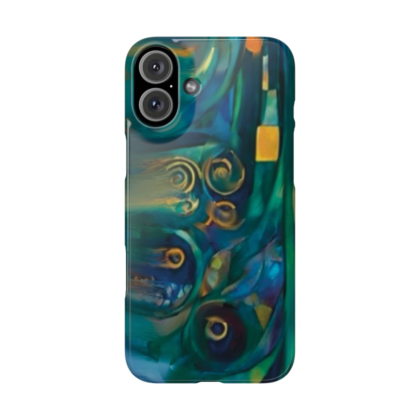 ' Modern Art Slim Phone Case -LOVE I-